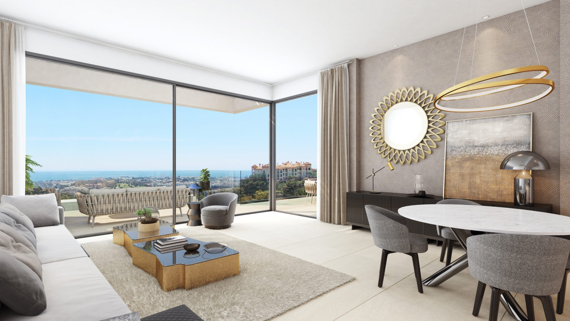 Luxury development of apartments and penthouses in Benahavis