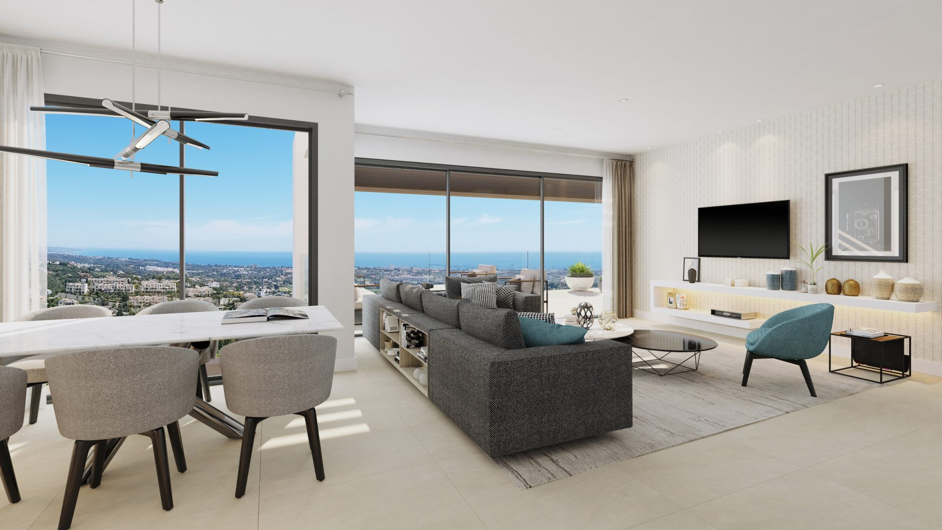 Luxury development of apartments and penthouses in Benahavis