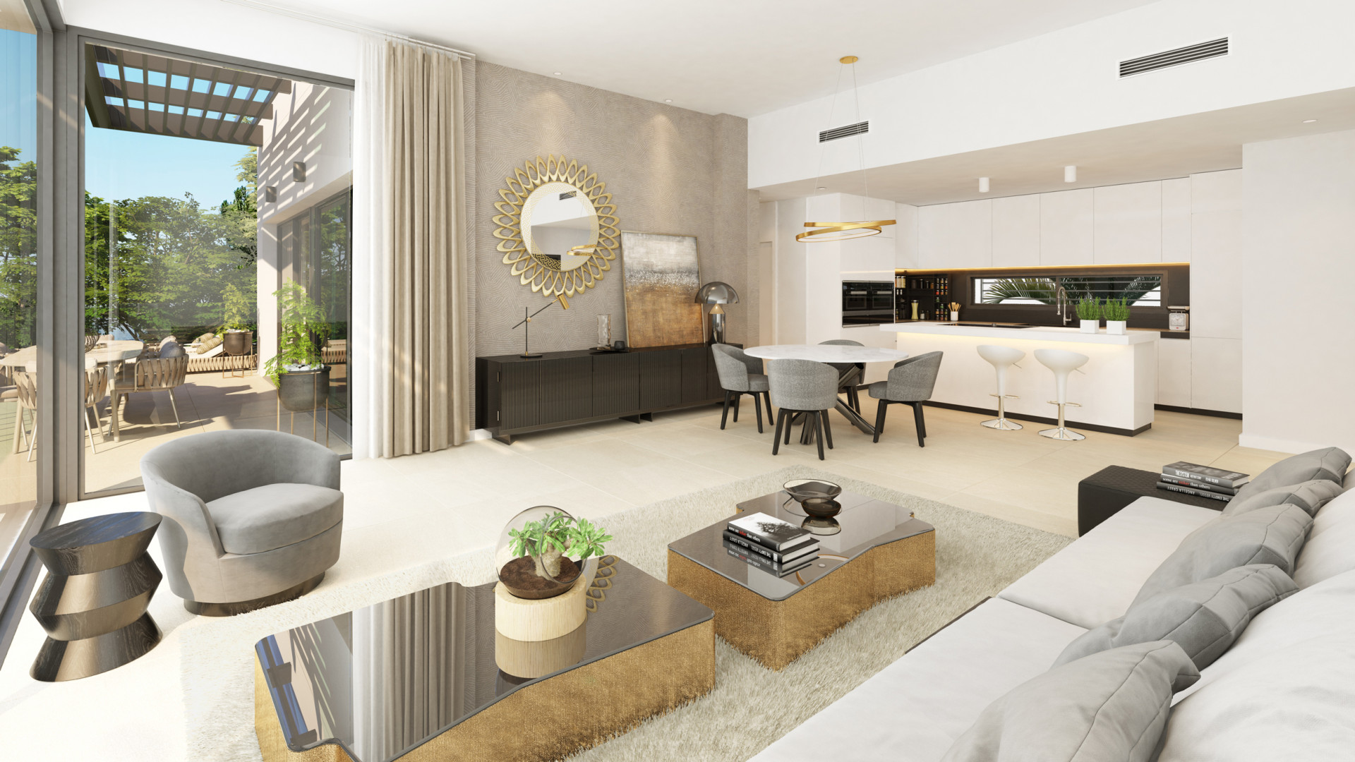 Luxury development of apartments and penthouses in Benahavis