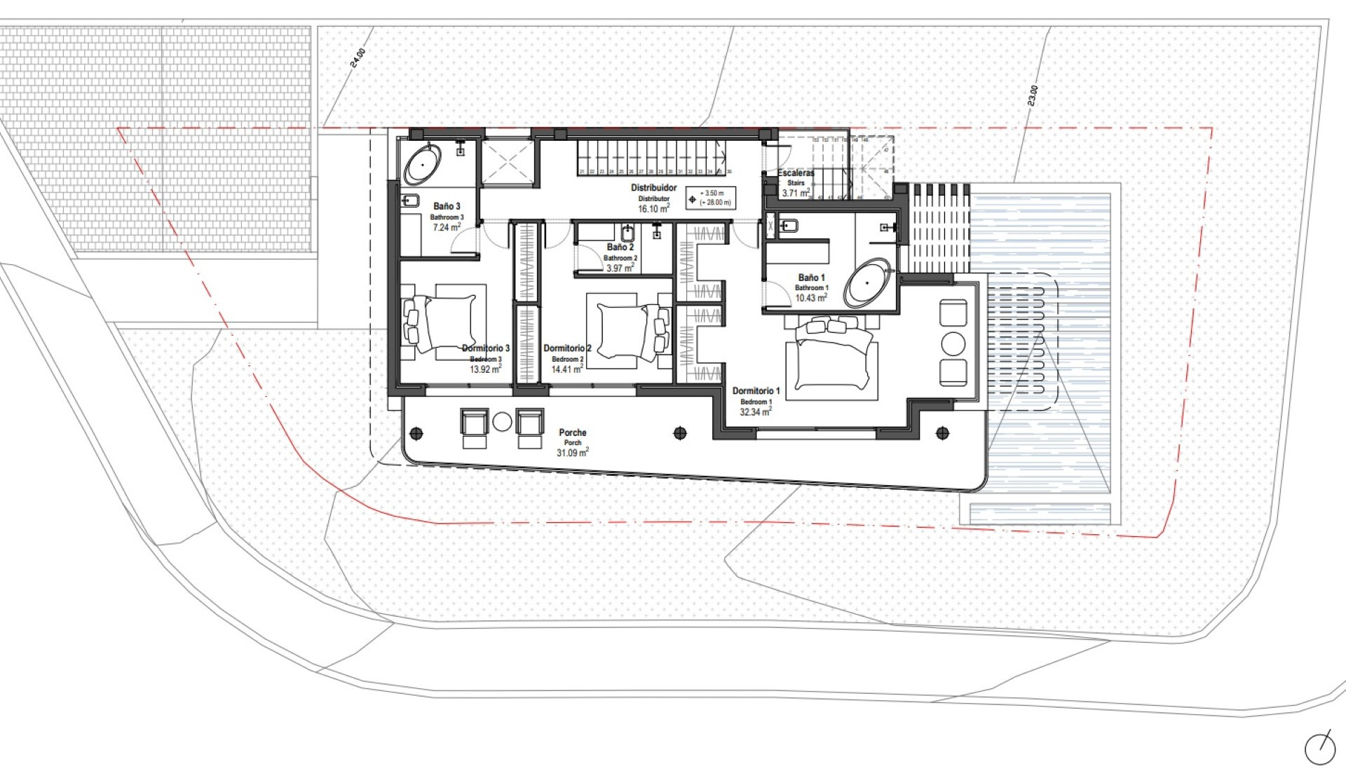 Large plot for 15 idividual villas in El Campanario, New Golden Mile, Estepona