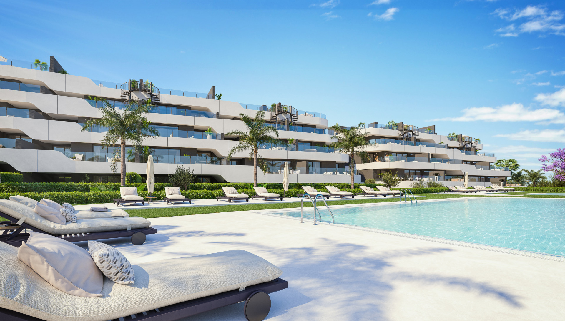 215 exclusive homes specially designed for enjoying the Mediterraneanlifestyle. It's exceptionally located halfway between Estepona and Marbella.