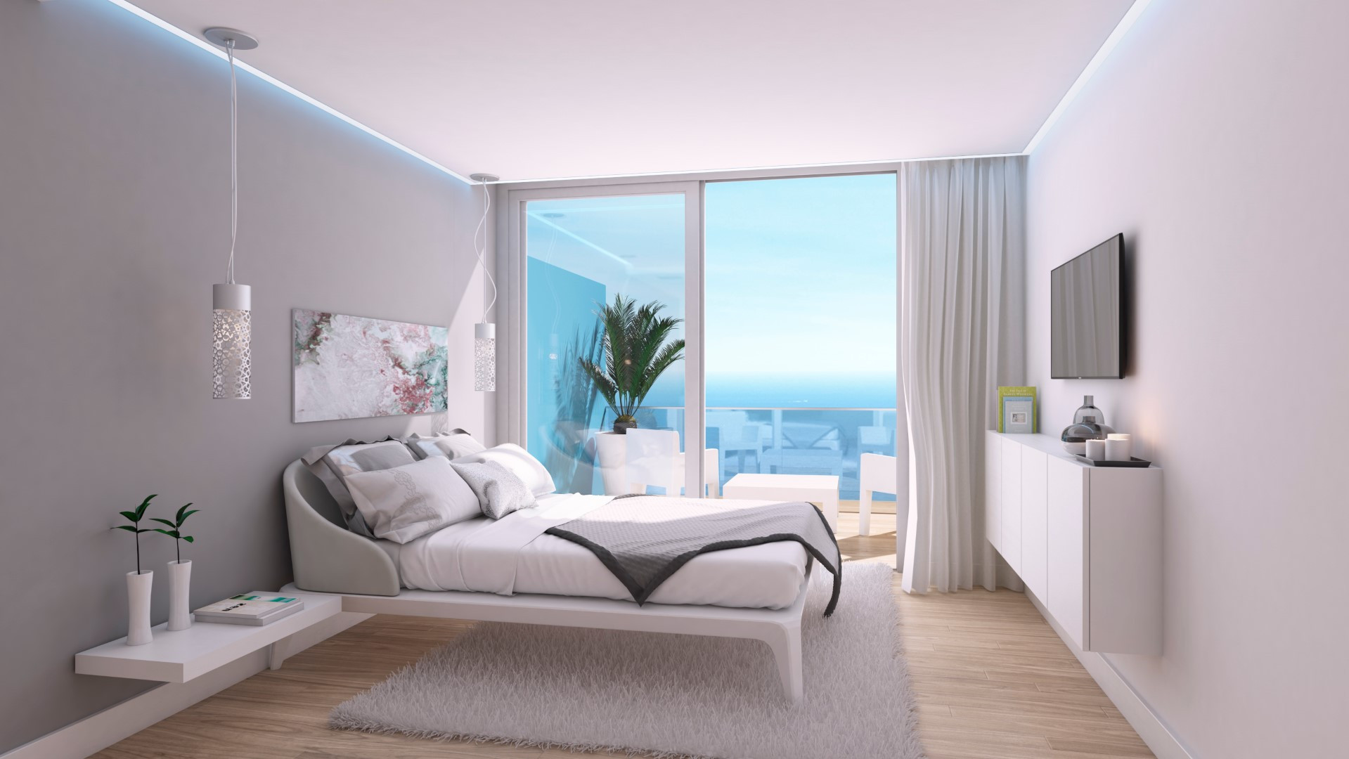 Apartamento con espectaculares vistas panorámicas al mar Mediterráneo