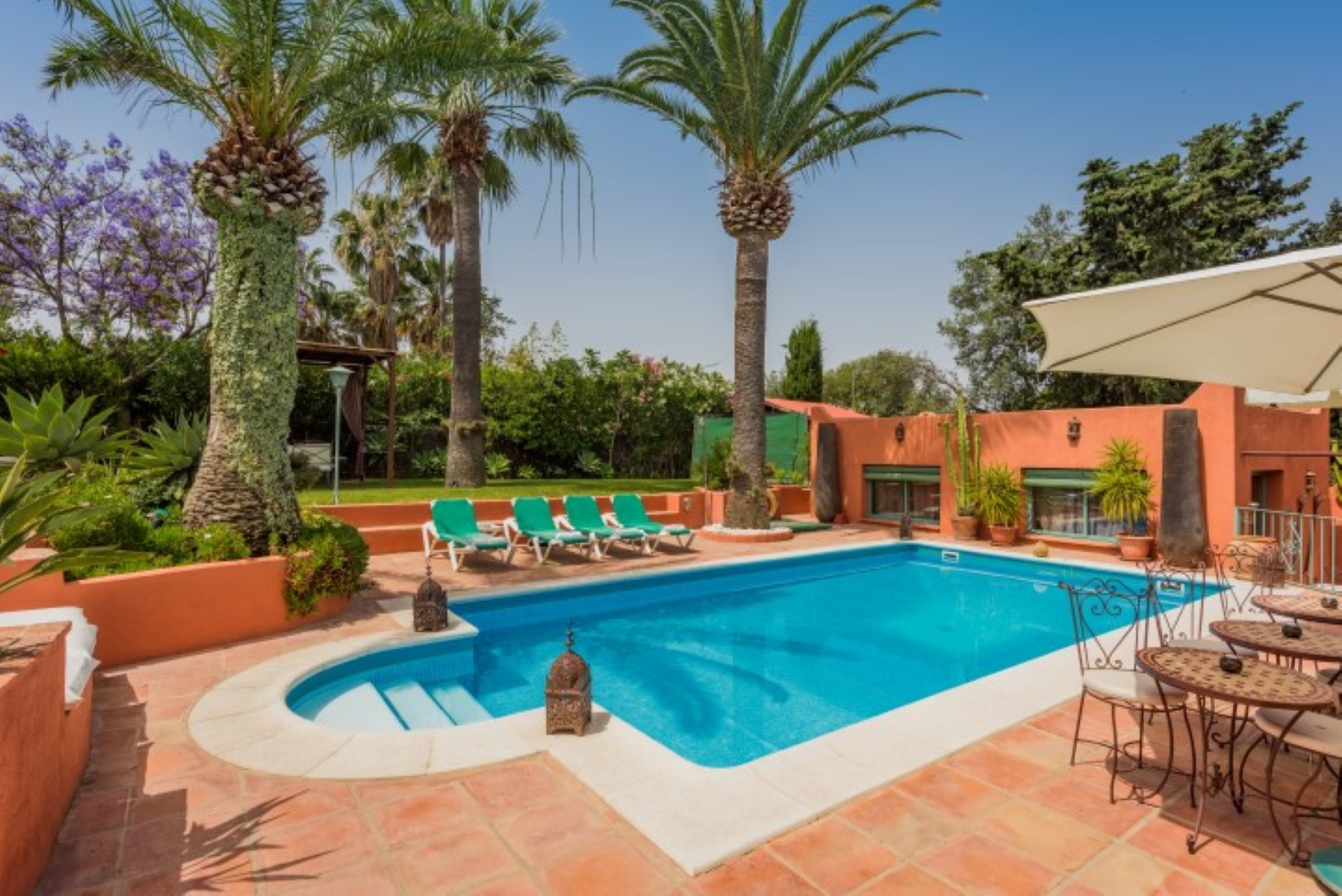 Andalusian style 7 bedroom villa in El Real Panorama, Marbella East