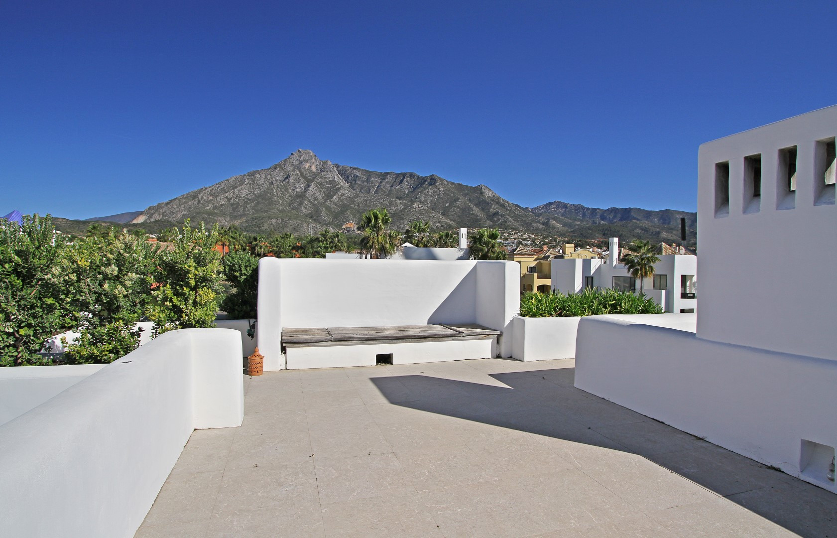 Luxury Ibiza style villa in Altos de Puente Romano