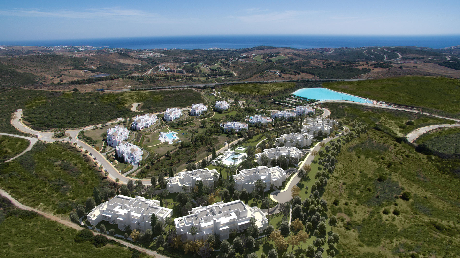 ALCAZABA Lagoon - La primera Laguna Cristalina en Europa para el disfruteexclusivo de la urbanización ALCAZABA Lagoon.