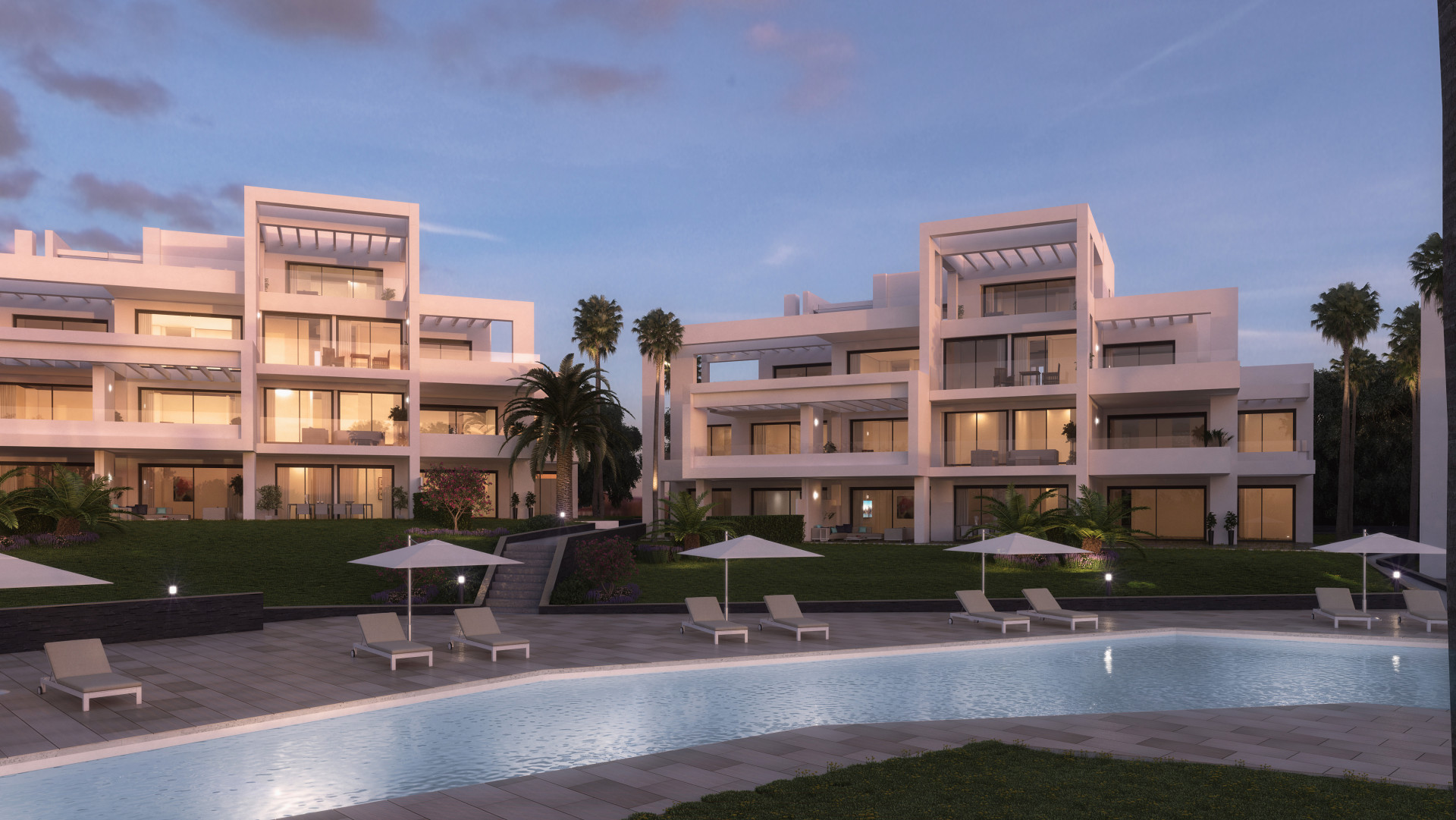 Las Terrazas de Atalaya, modern design apartments and penthouses for golf lovers in Atalaya Alta