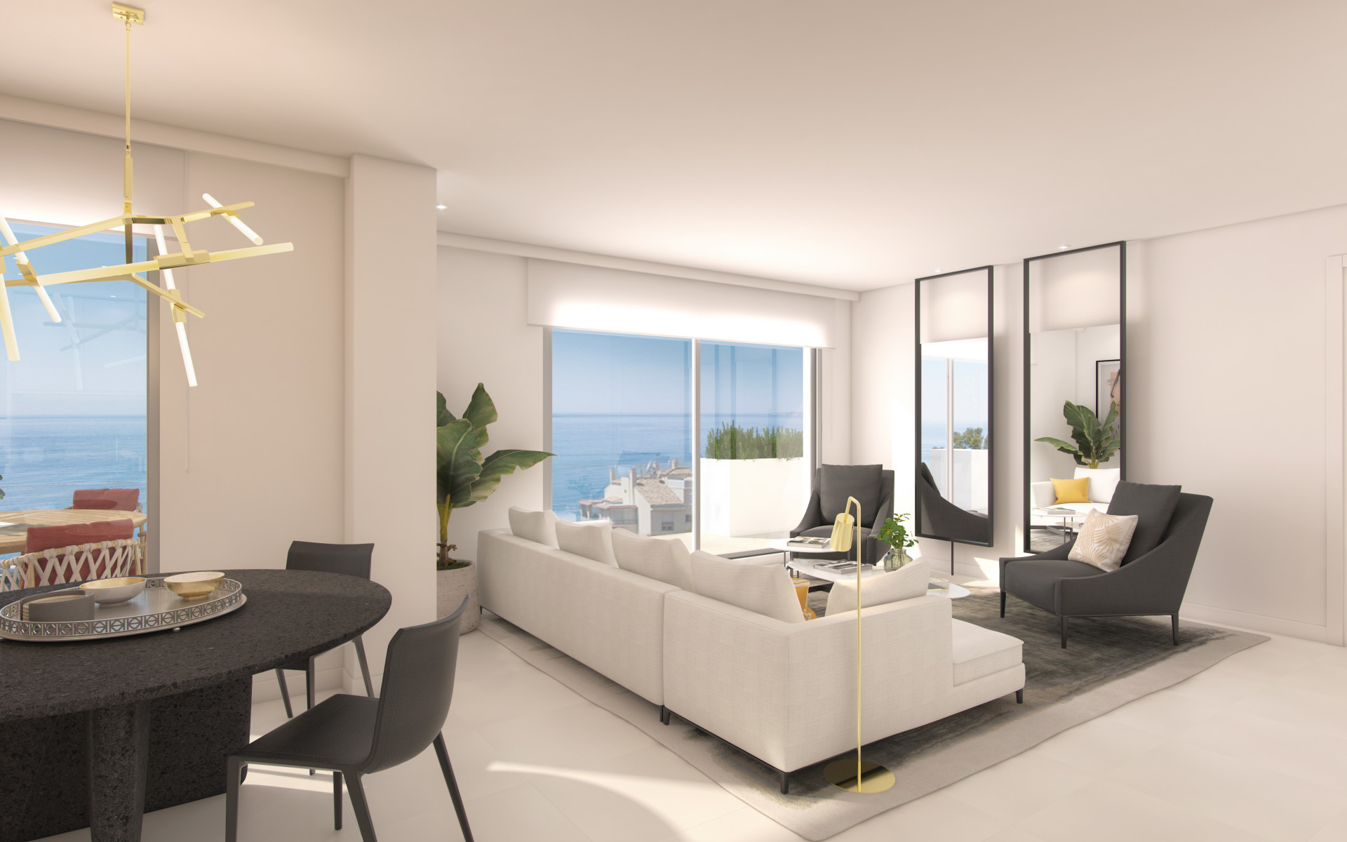 90 contemporary homes with superior fittings and finishes, and the beach onyour doorstep. 1, 2 and 3 bedrooms with spacious terraces and glass wallsoffering stunning uninterrupted views of the sea.