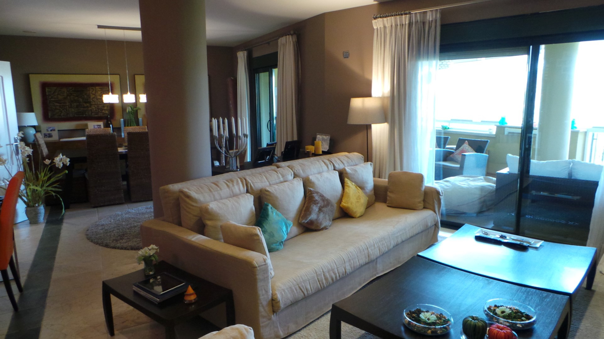 A stunning frontline golf 3 bedroom duplex penthouse in Guadalmina Alta