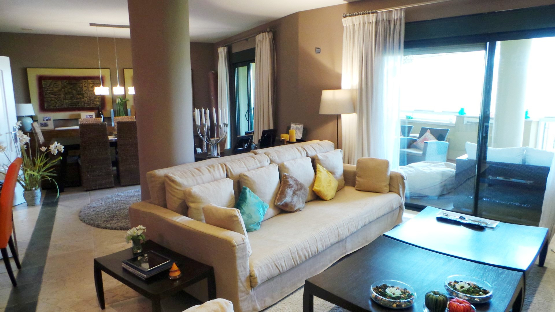 A stunning frontline golf 3 bedroom duplex penthouse in Guadalmina Alta