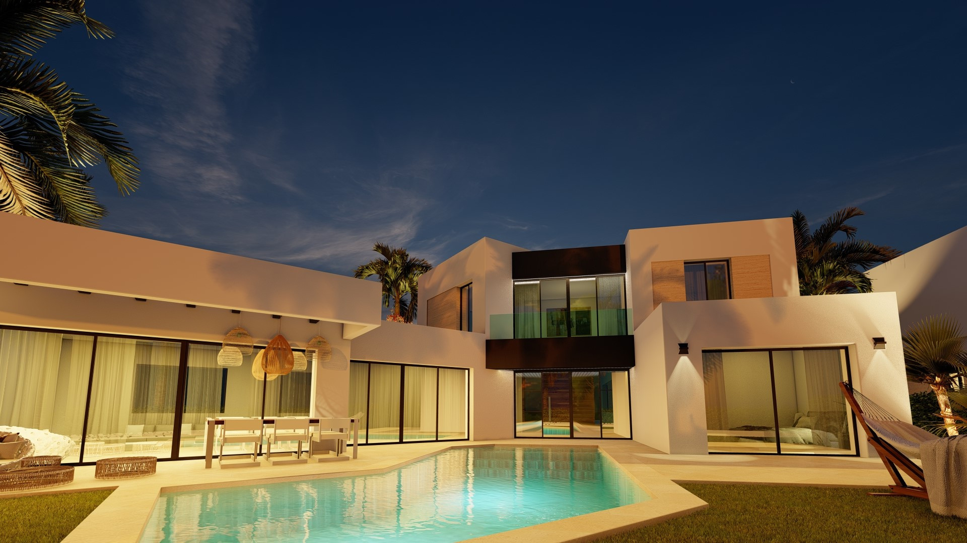 3 bedroom frontline golf villa in the area of Azata Golf, Estepona