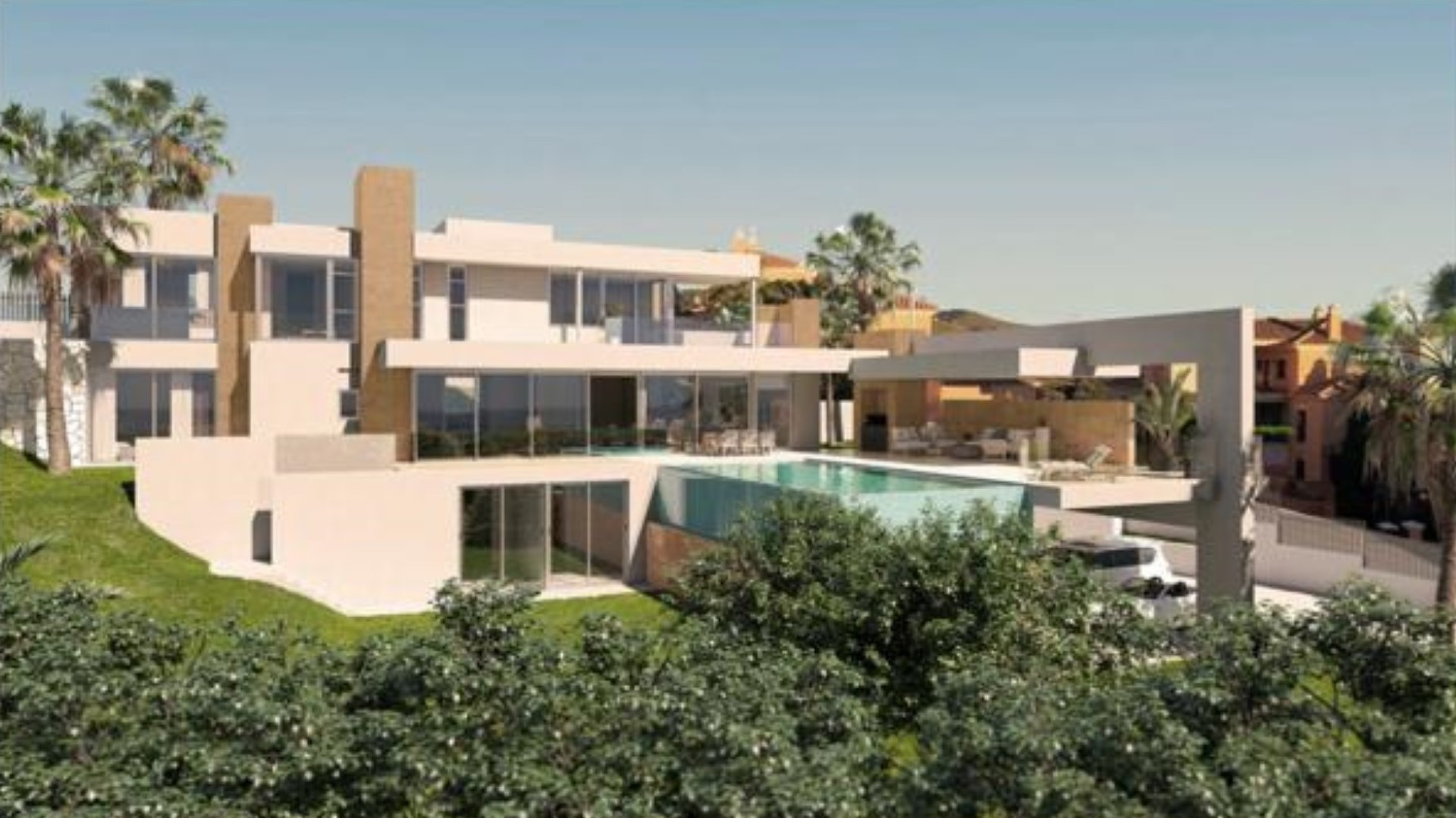 Parcela de buen tamaño con impresionantes vistas en Elviria, Marbella Este