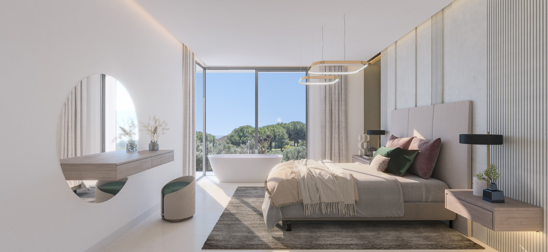 Brand new 2 and 3 bedroom townhouses, frontline to La Cala Golf Resort, Mijas Costa