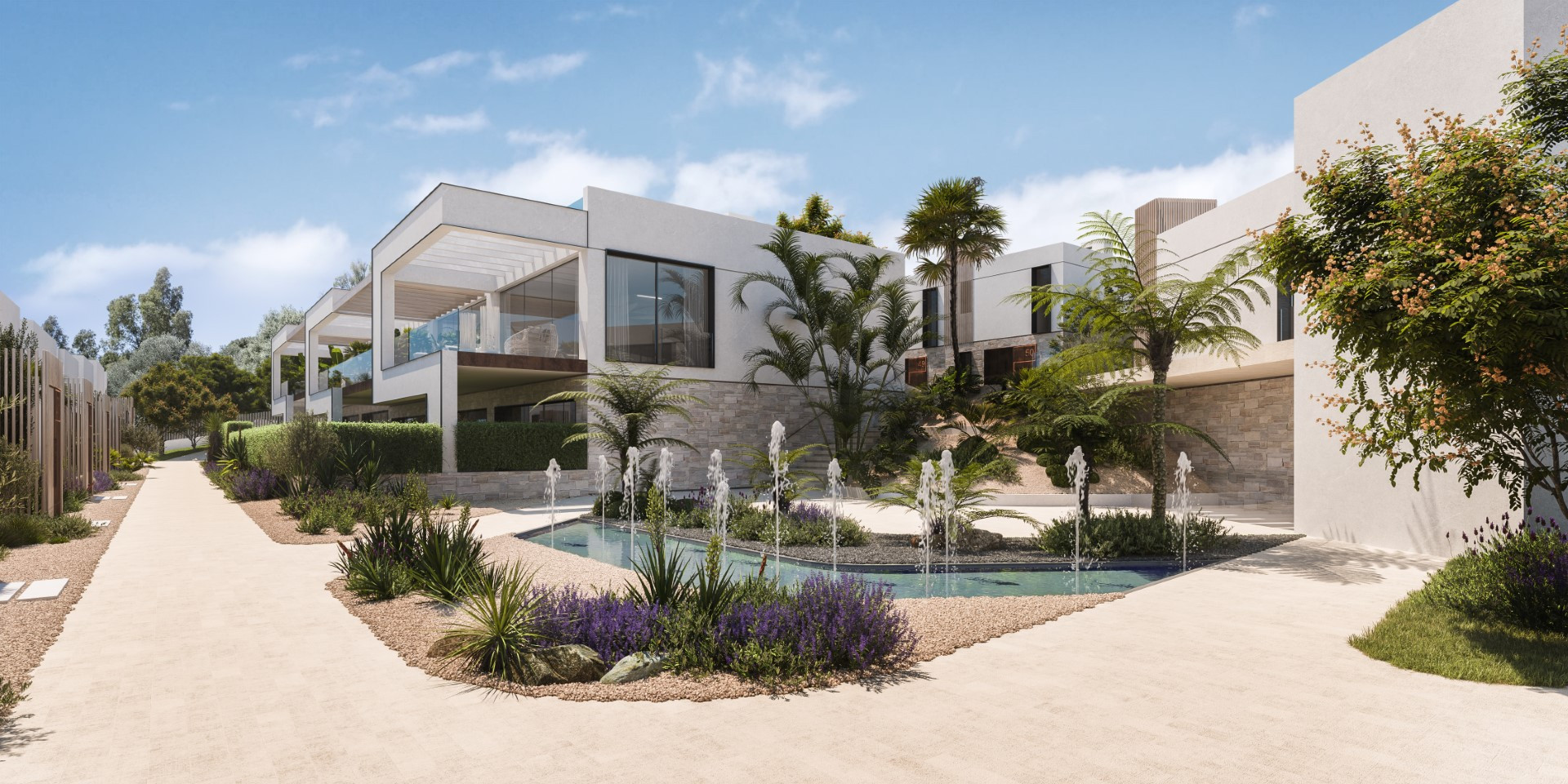 Brand new 2 and 3 bedroom townhouses, frontline to La Cala Golf Resort, Mijas Costa