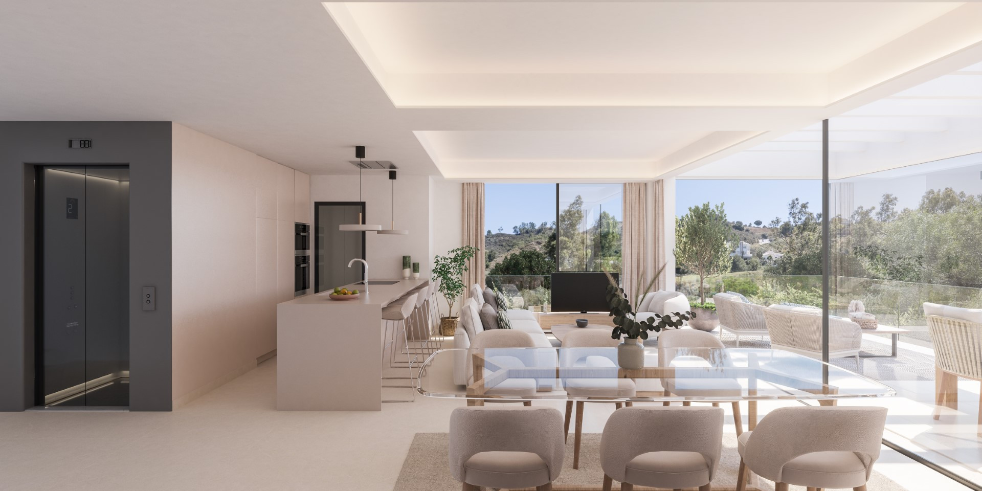 Brand new 2 and 3 bedroom townhouses, frontline to La Cala Golf Resort, Mijas Costa