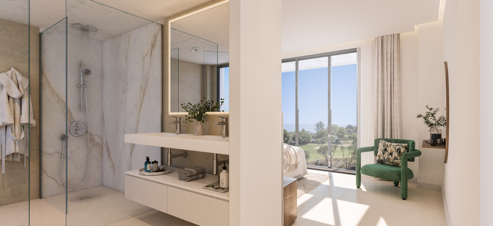 Brand new 2 and 3 bedroom townhouses, frontline to La Cala Golf Resort, Mijas Costa