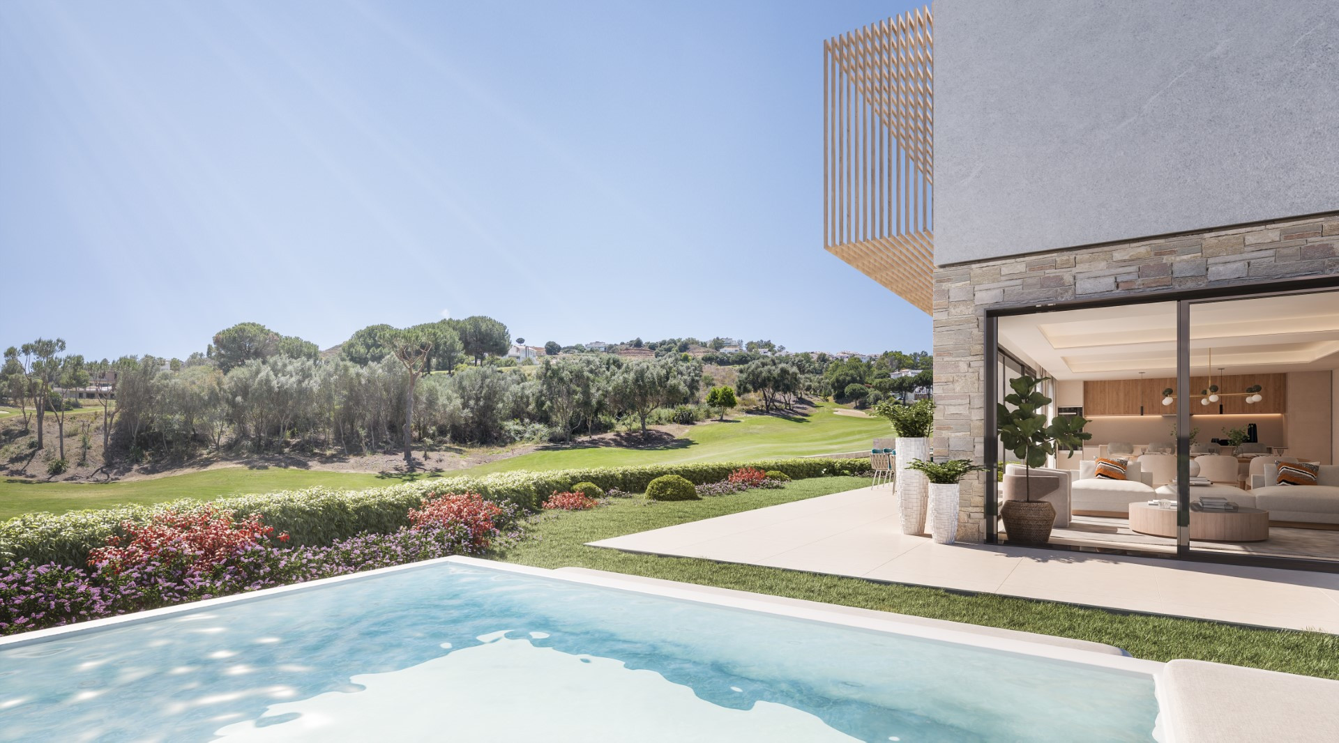 Brand new 2 and 3 bedroom townhouses, frontline to La Cala Golf Resort, Mijas Costa