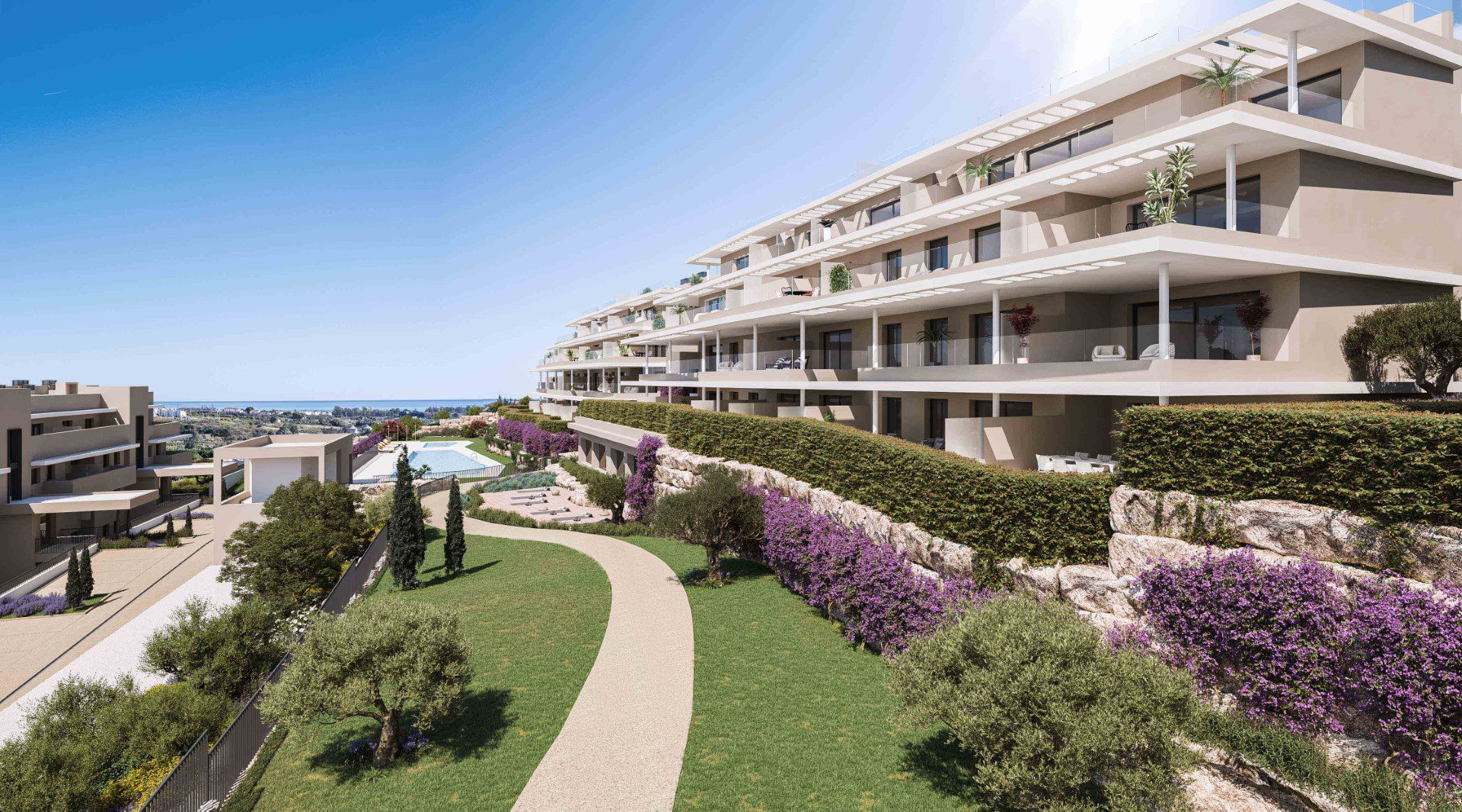 Apartamento de 3 dormitorios en planta baja en La Resina Golf, Estepona