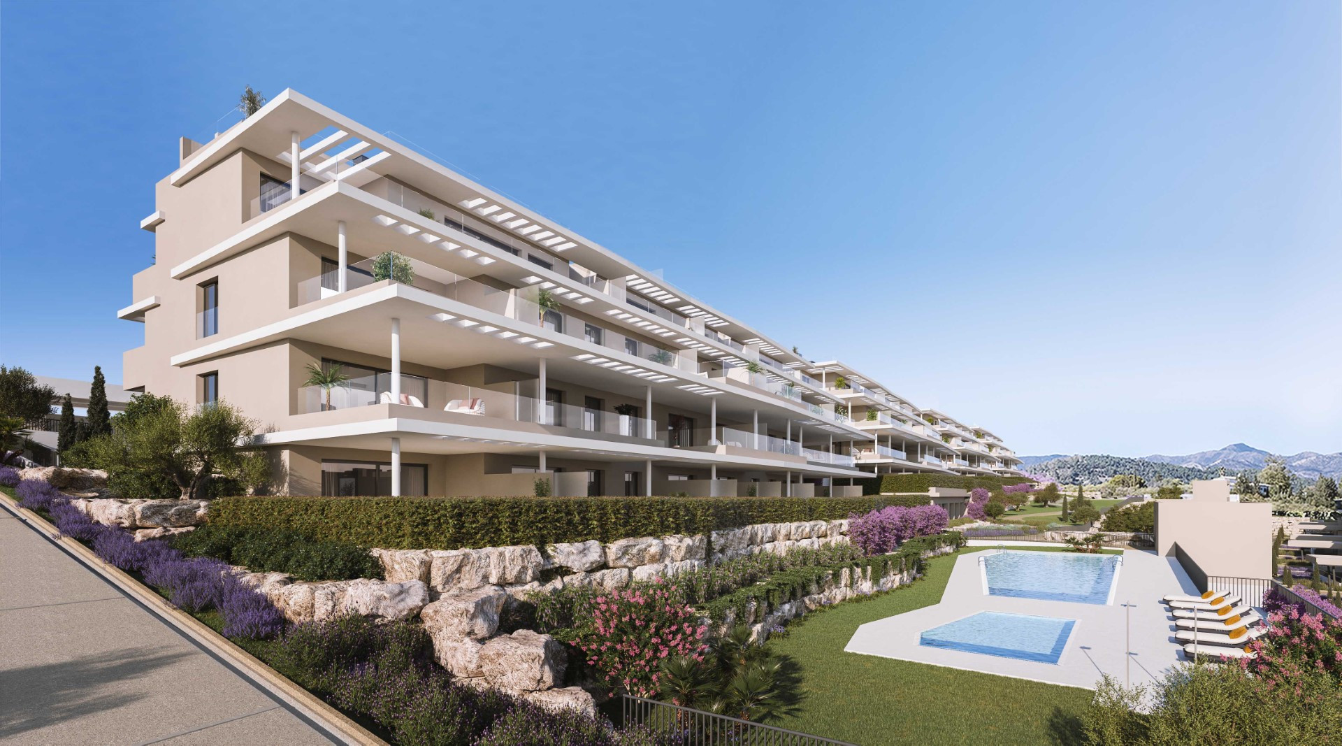 Apartamento de 3 dormitorios en planta baja en La Resina Golf, Estepona