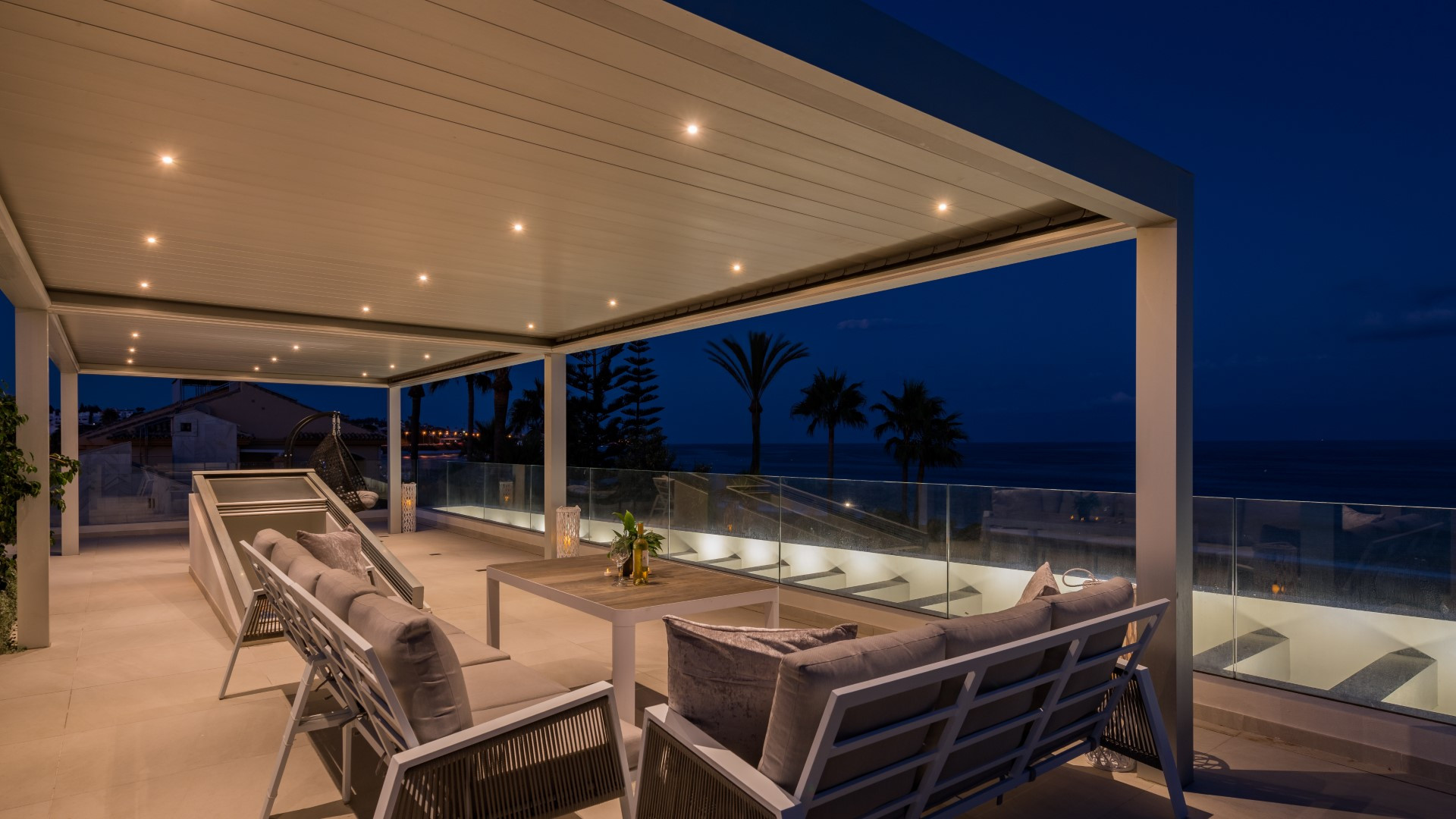 Brand new frontline beach luxury villa in La Cala de Mijas, Mijas Costa