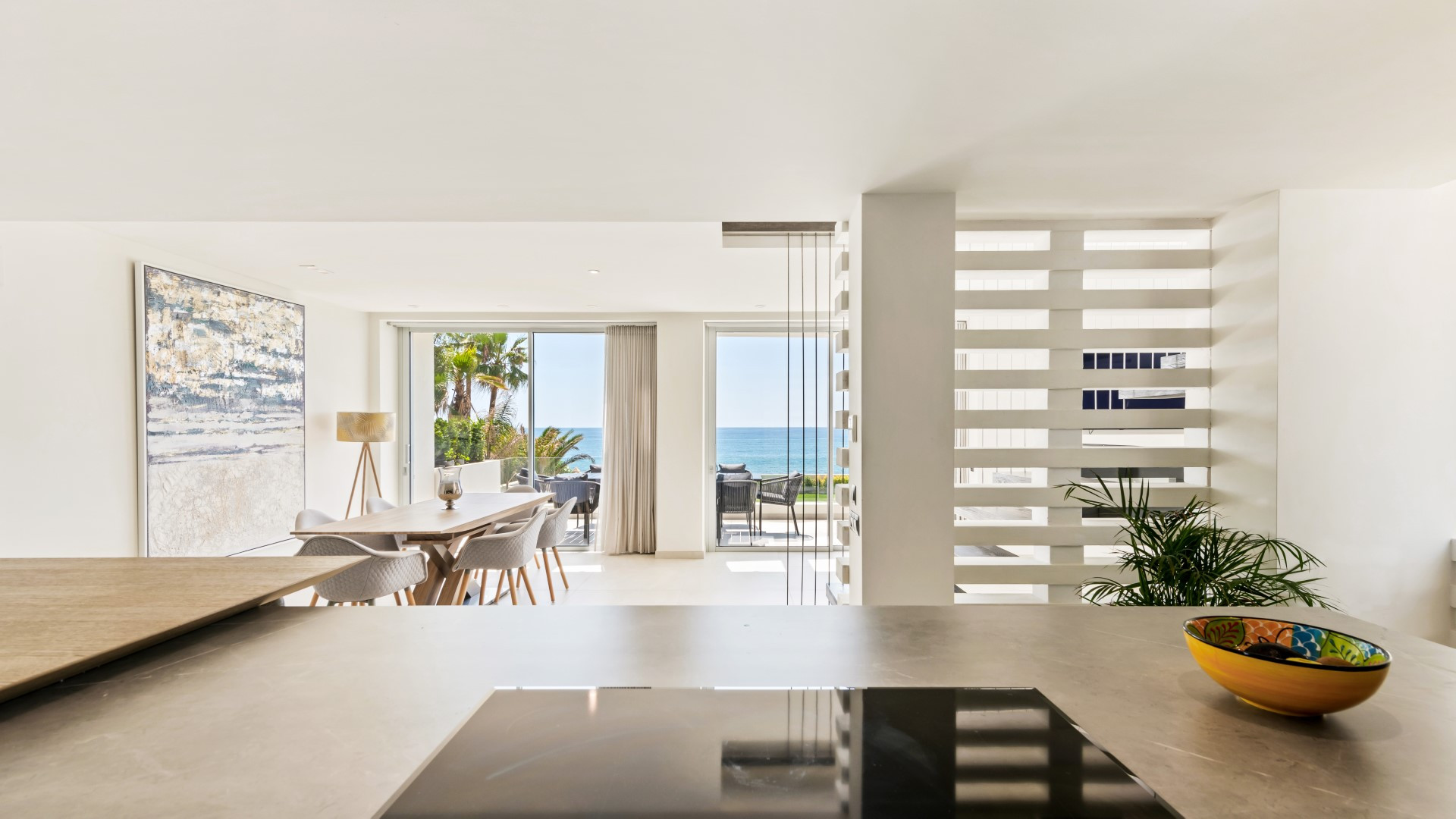 Brand new frontline beach luxury villa in La Cala de Mijas, Mijas Costa