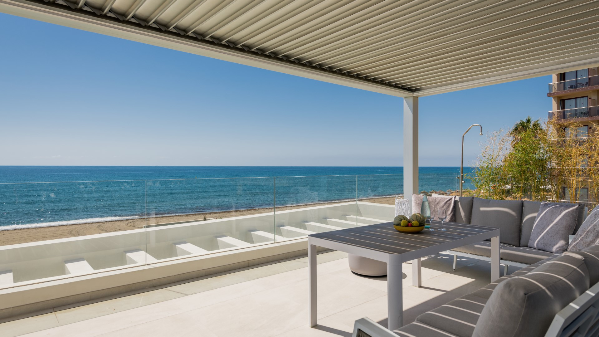 Brand new frontline beach luxury villa in La Cala de Mijas, Mijas Costa