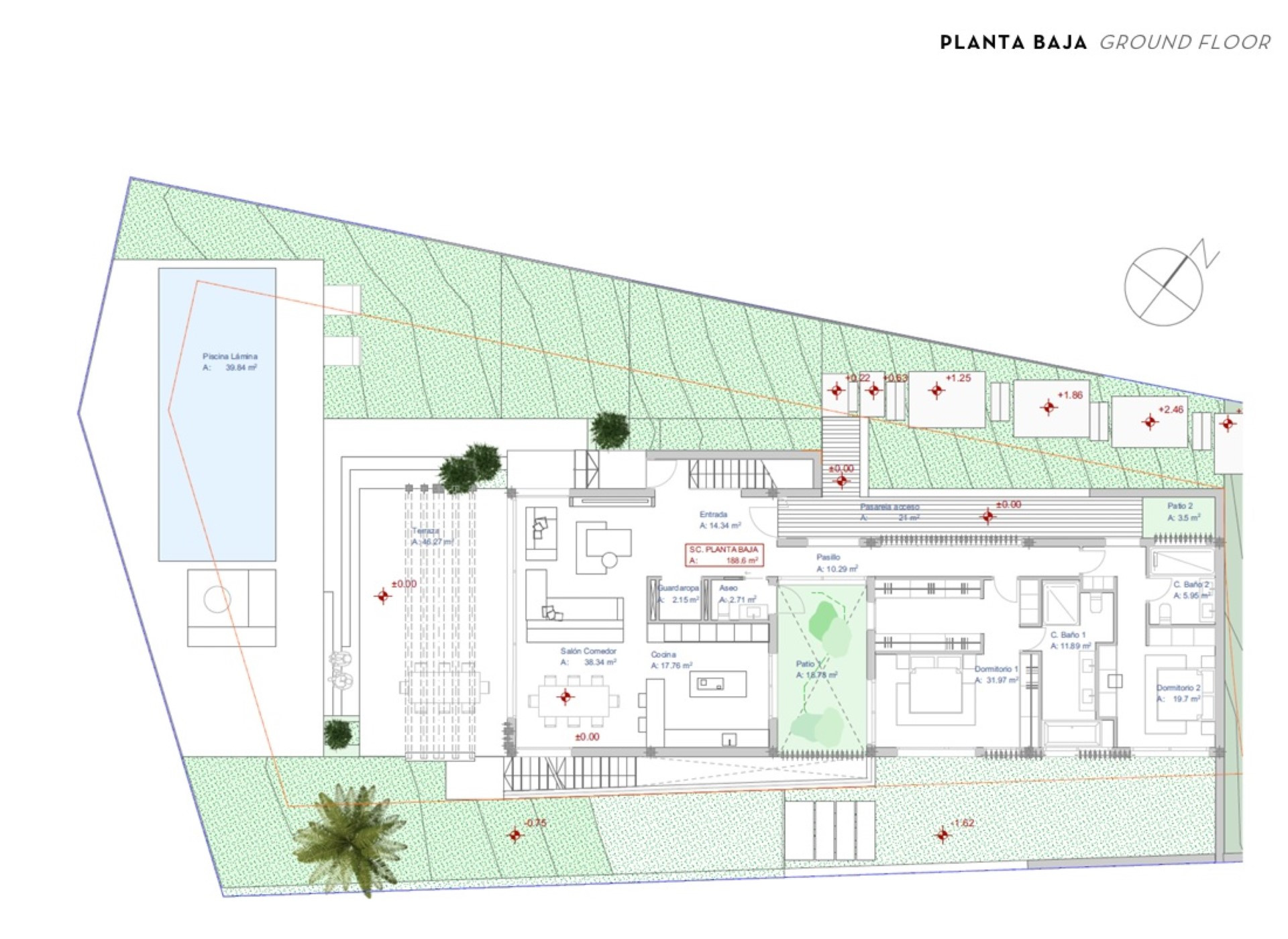 Villa sobre plano de 6 dormitorios en Valle Romano, Estepona