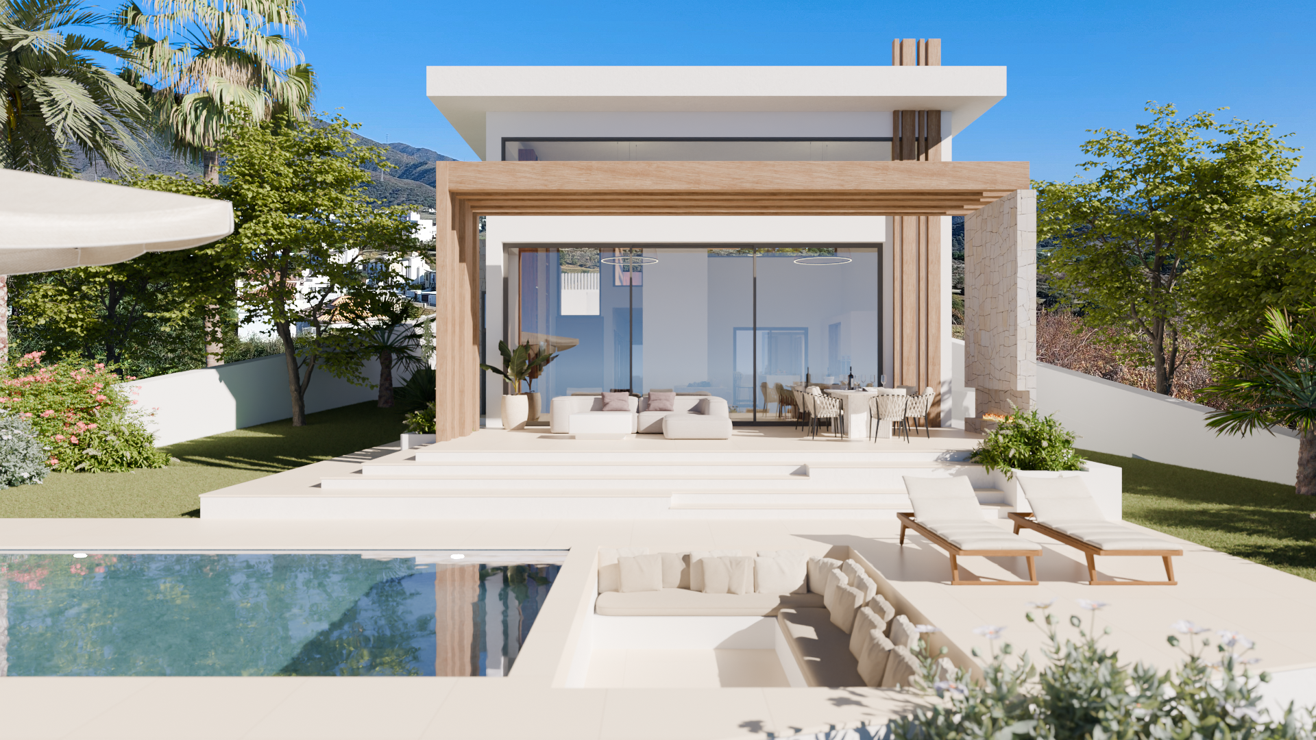 Villa sobre plano de 6 dormitorios en Valle Romano, Estepona