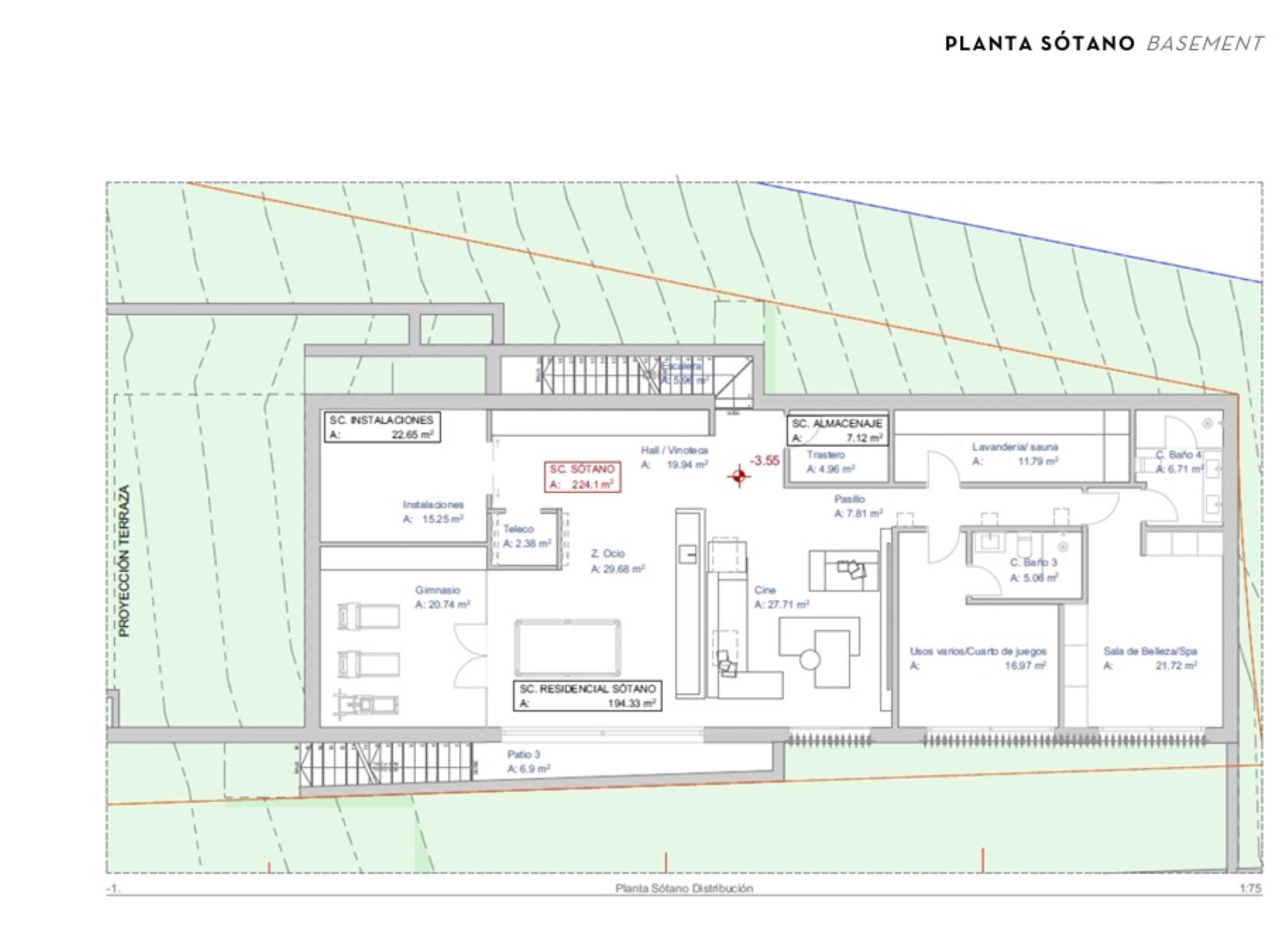 Villa sobre plano de 6 dormitorios en Valle Romano, Estepona