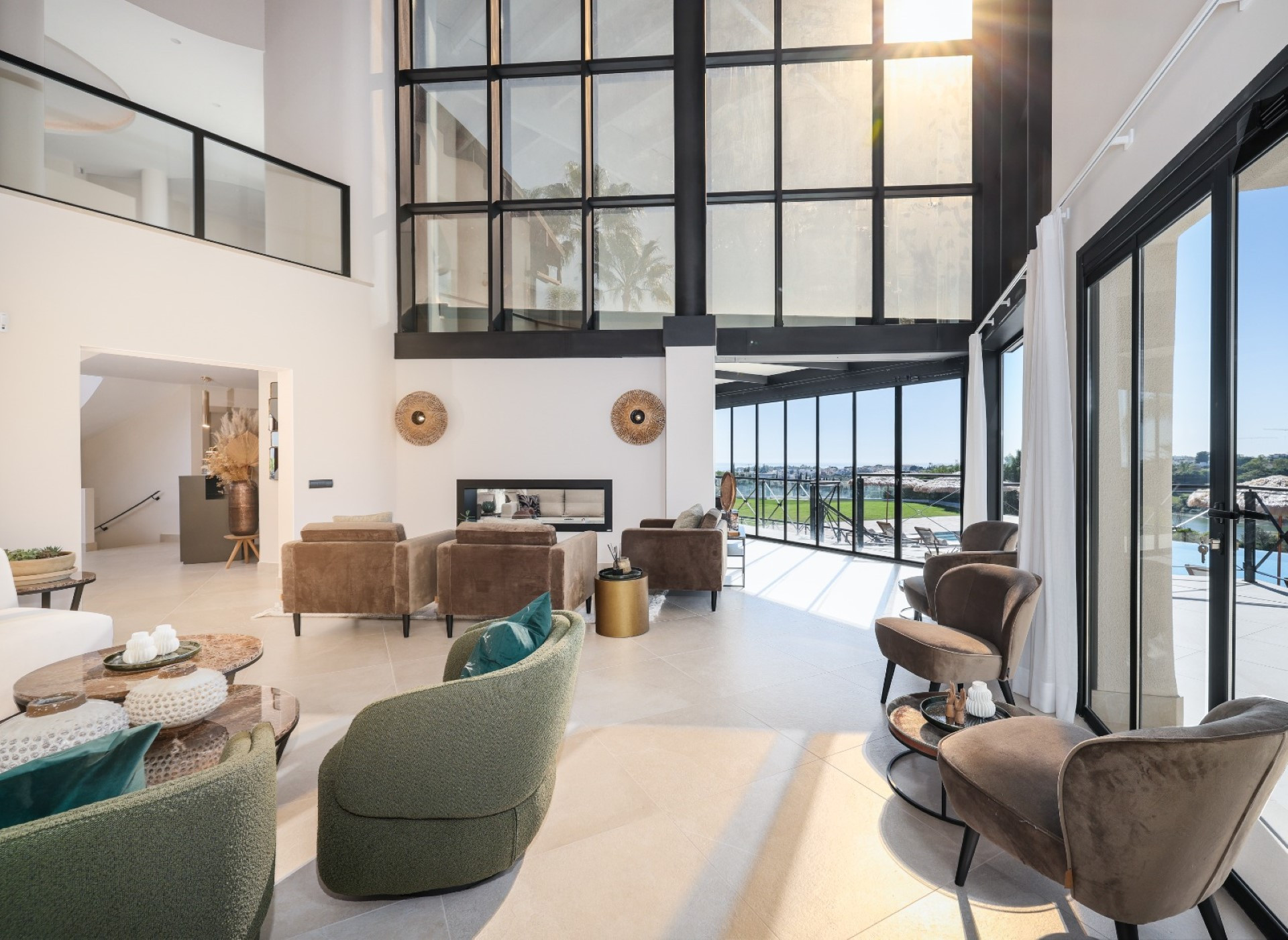 A five star luxury 14 bedroom villa in Los Flamingos Golf Resort
