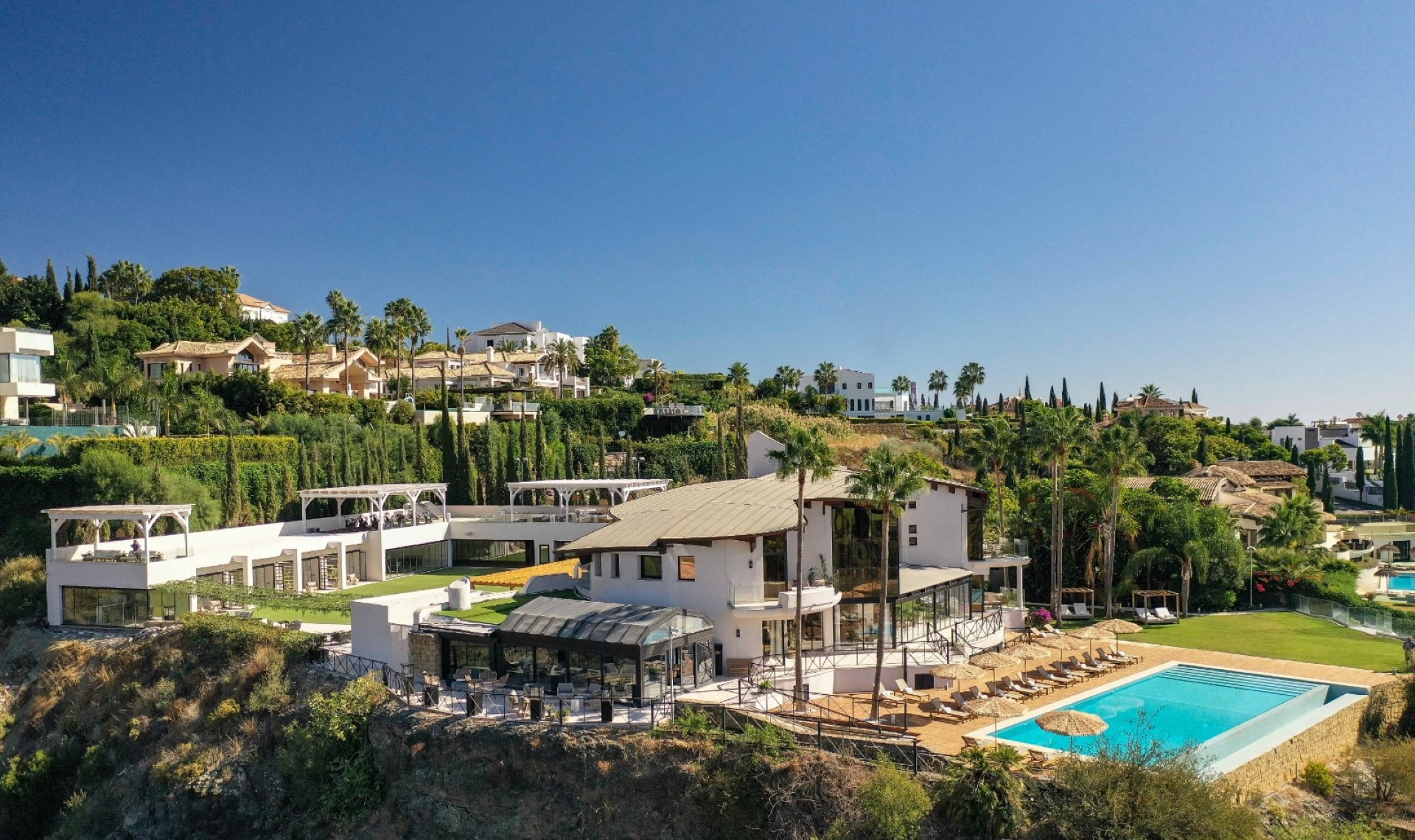 A five star luxury 14 bedroom villa in Los Flamingos Golf Resort