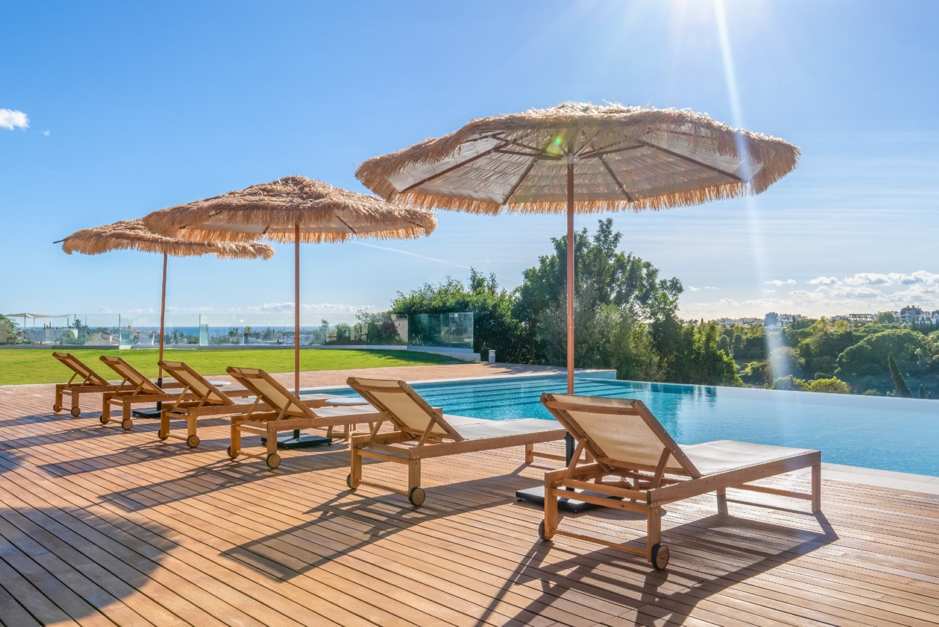 A five star luxury 14 bedroom villa in Los Flamingos Golf Resort