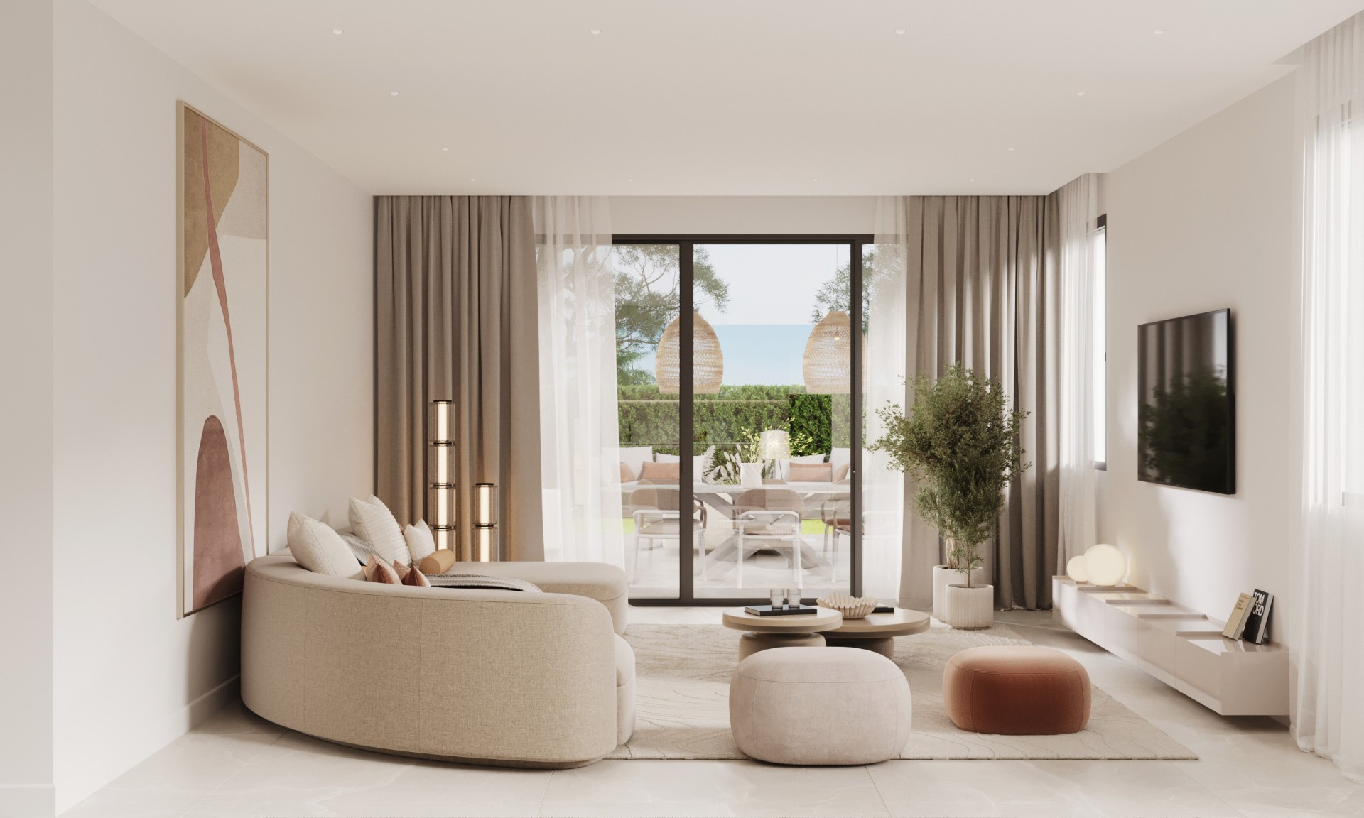 Amplio apartamento con vistas panorámicas en la Nueva Milla de Oro, Estepona