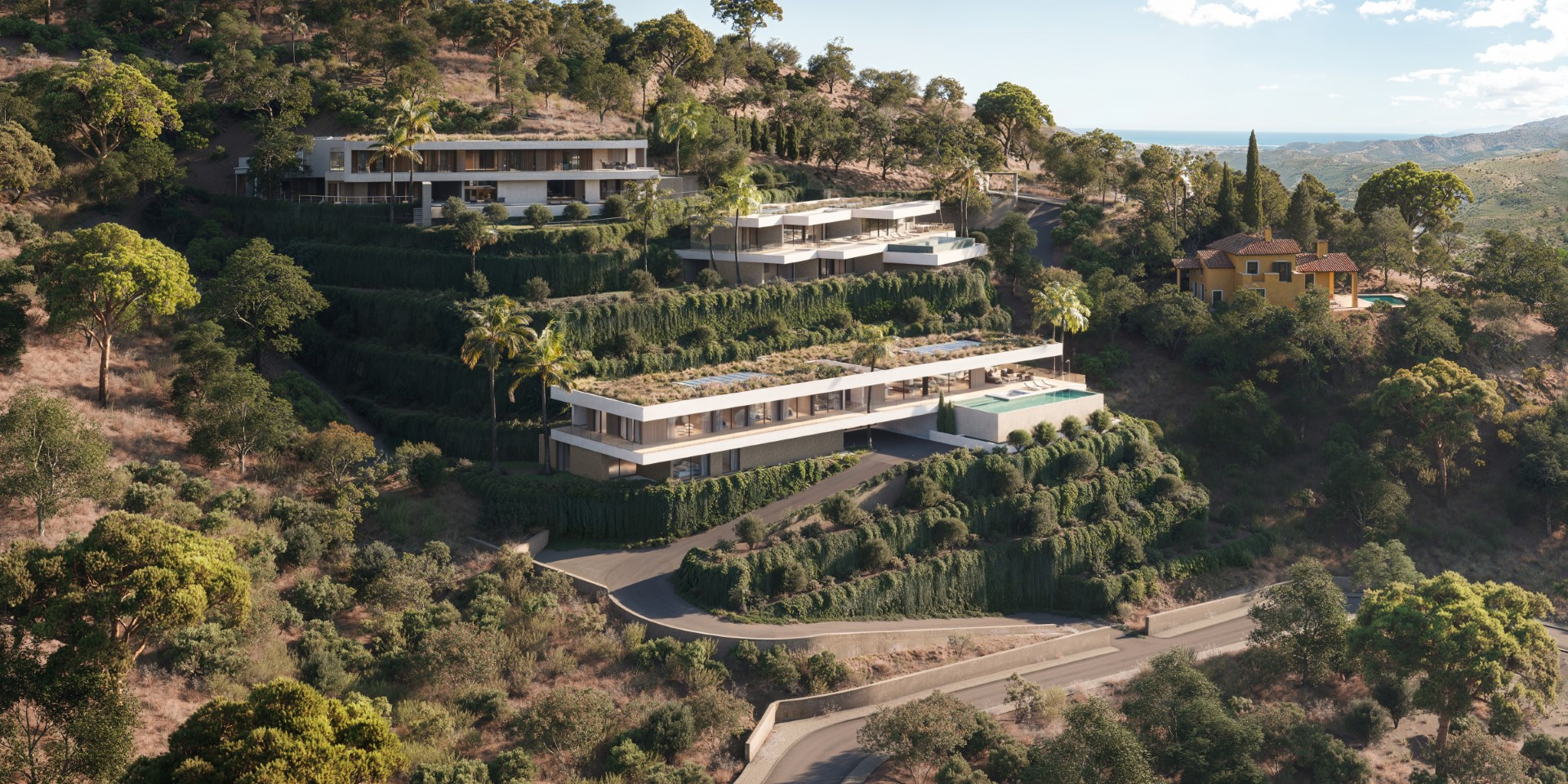 Six bedroom villa with Panoramic views in Montemayor, Estepona