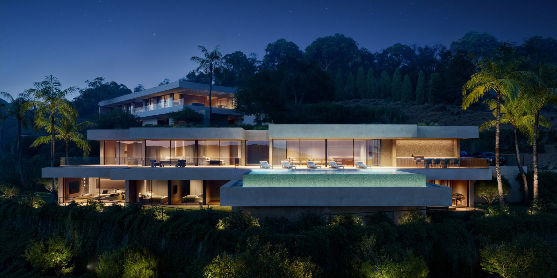 Six bedroom villa with Panoramic views in Montemayor, Estepona