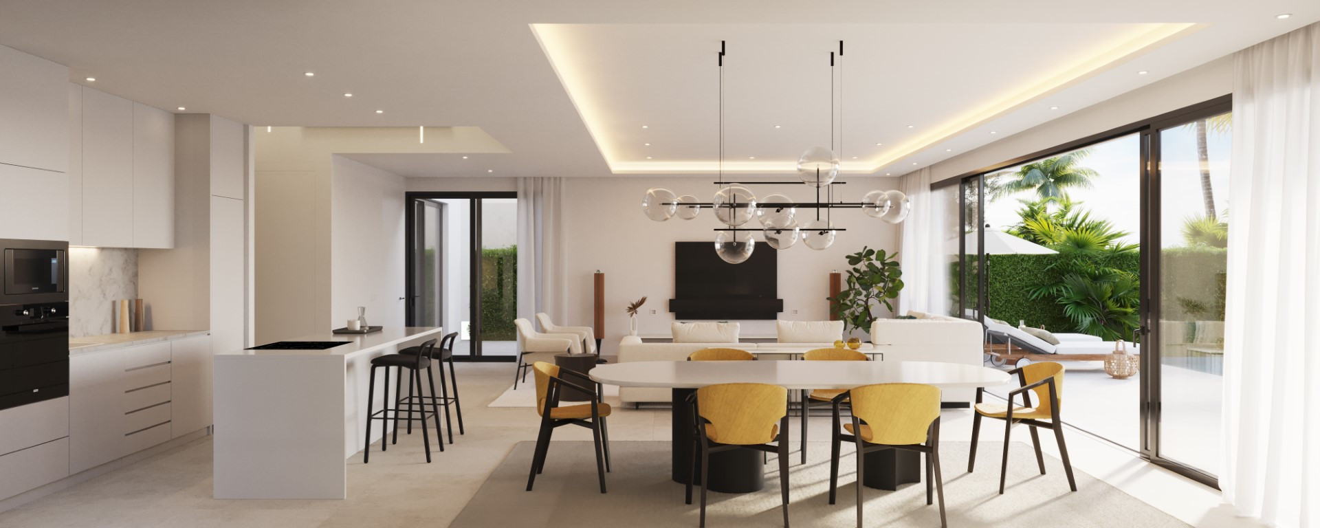 Elegant villa with Sea and Golf Views in Casares Playa
