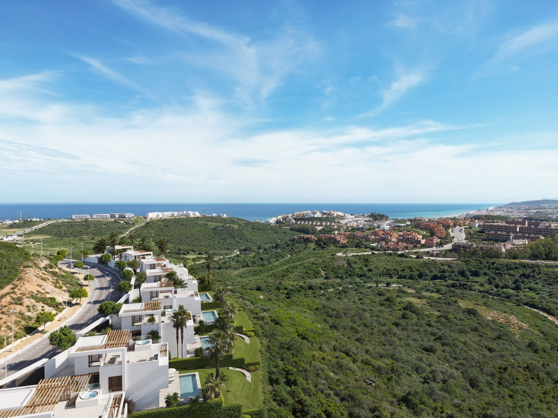 Elegant villa with Sea and Golf Views in Casares Playa