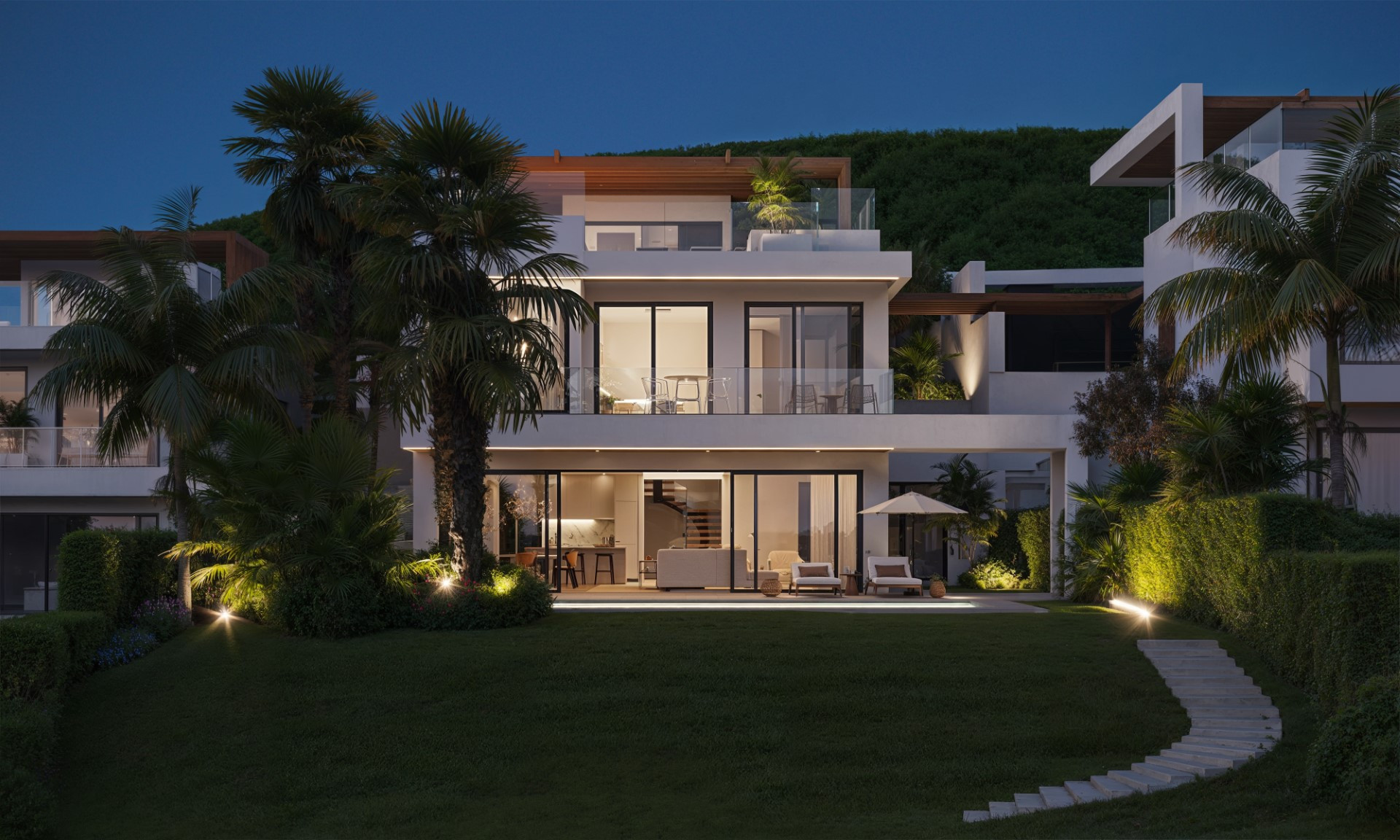 Elegant villa with Sea and Golf Views in Casares Playa