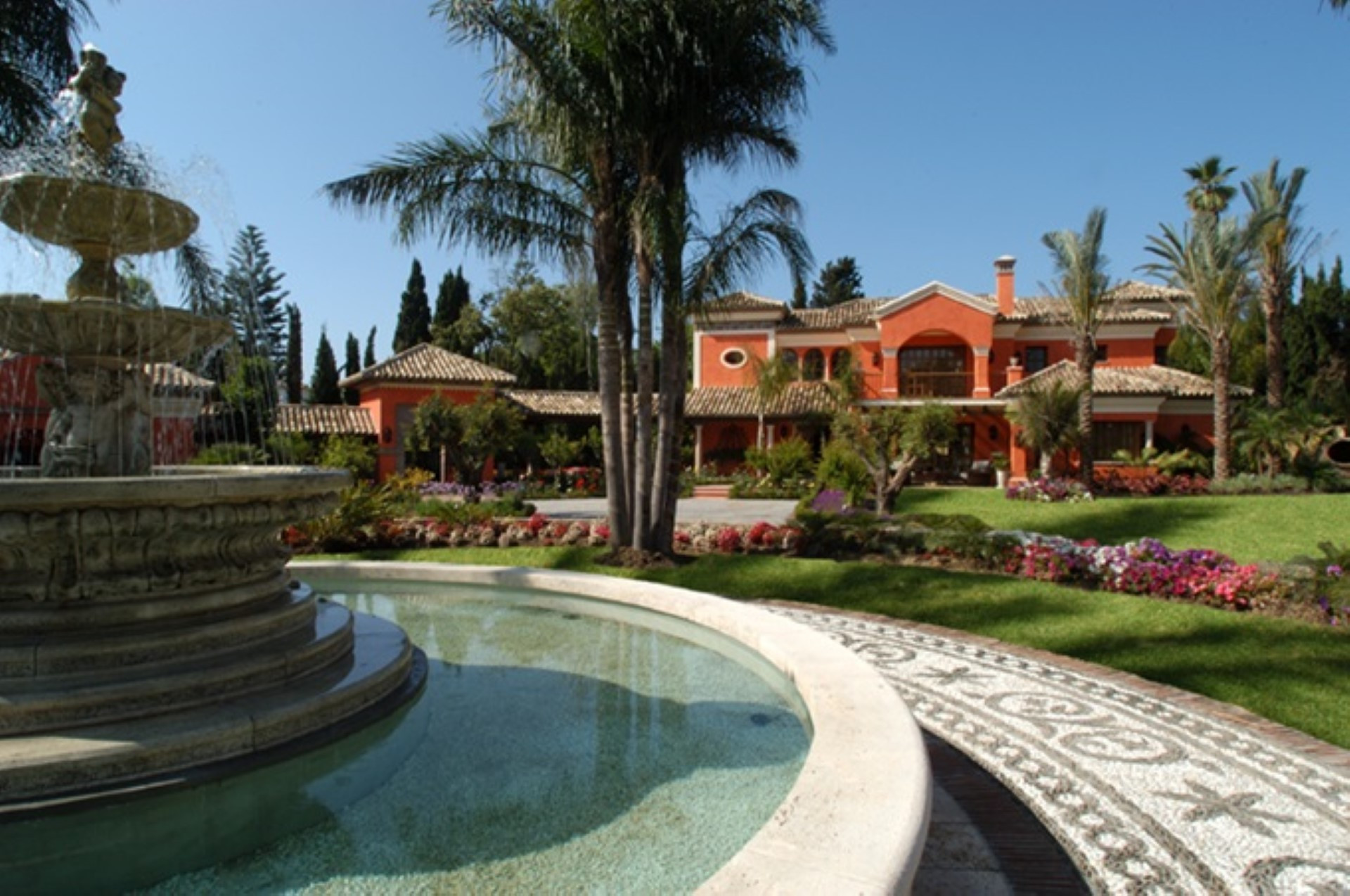 A spectacular frontline beach villa located on Marbellas Golden Mile