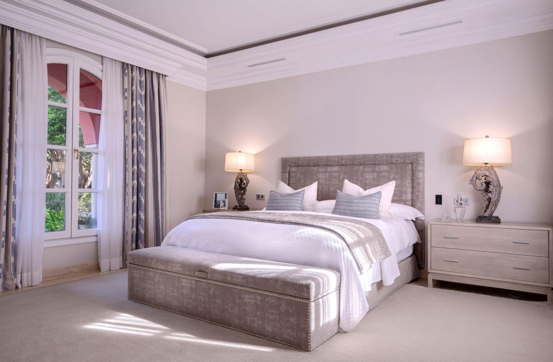 A spectacular frontline beach villa located on Marbellas Golden Mile