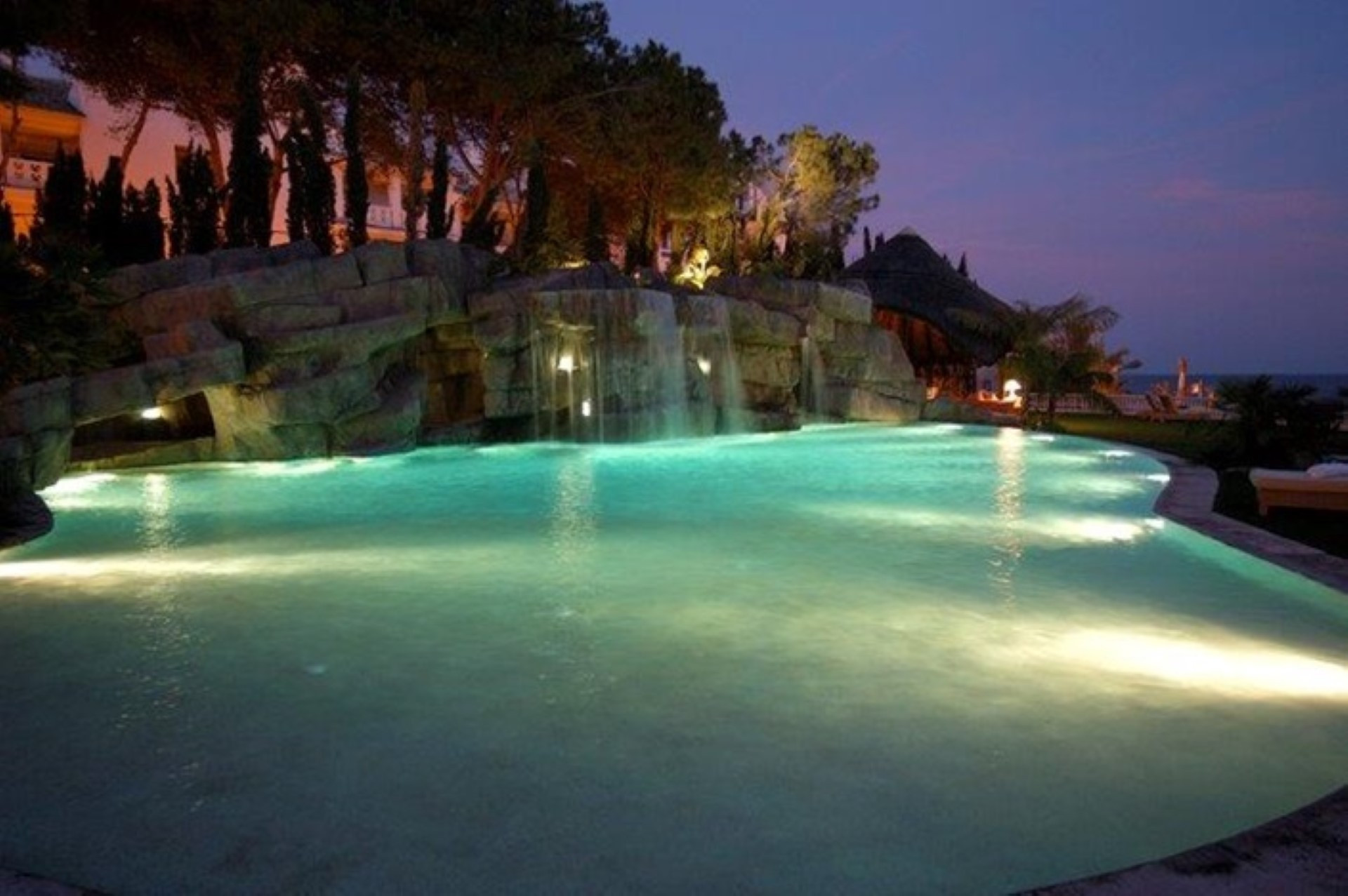 A spectacular frontline beach villa located on Marbellas Golden Mile