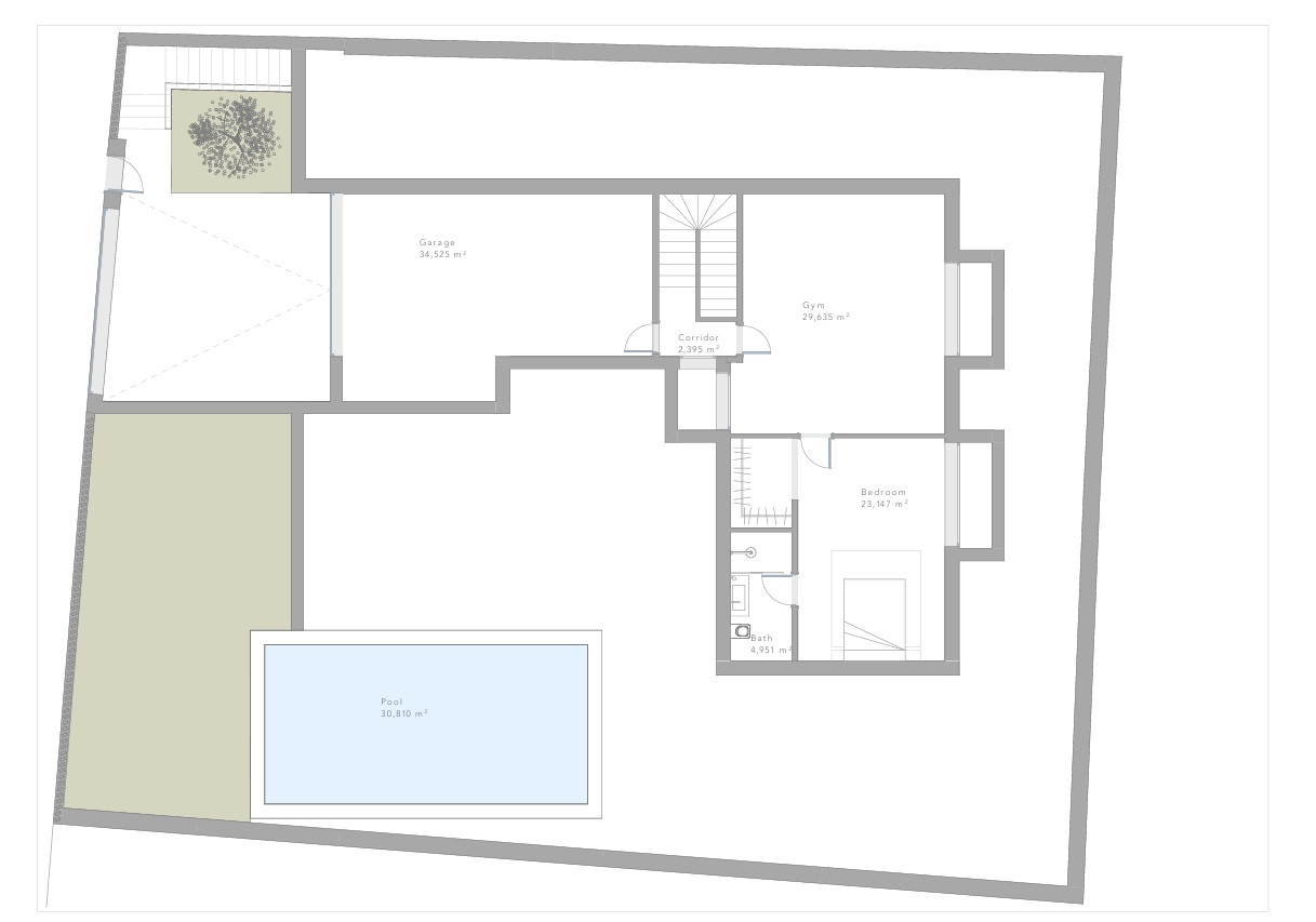 Proyecto moderno de villa llave en mano en Valle Romano, Estepona