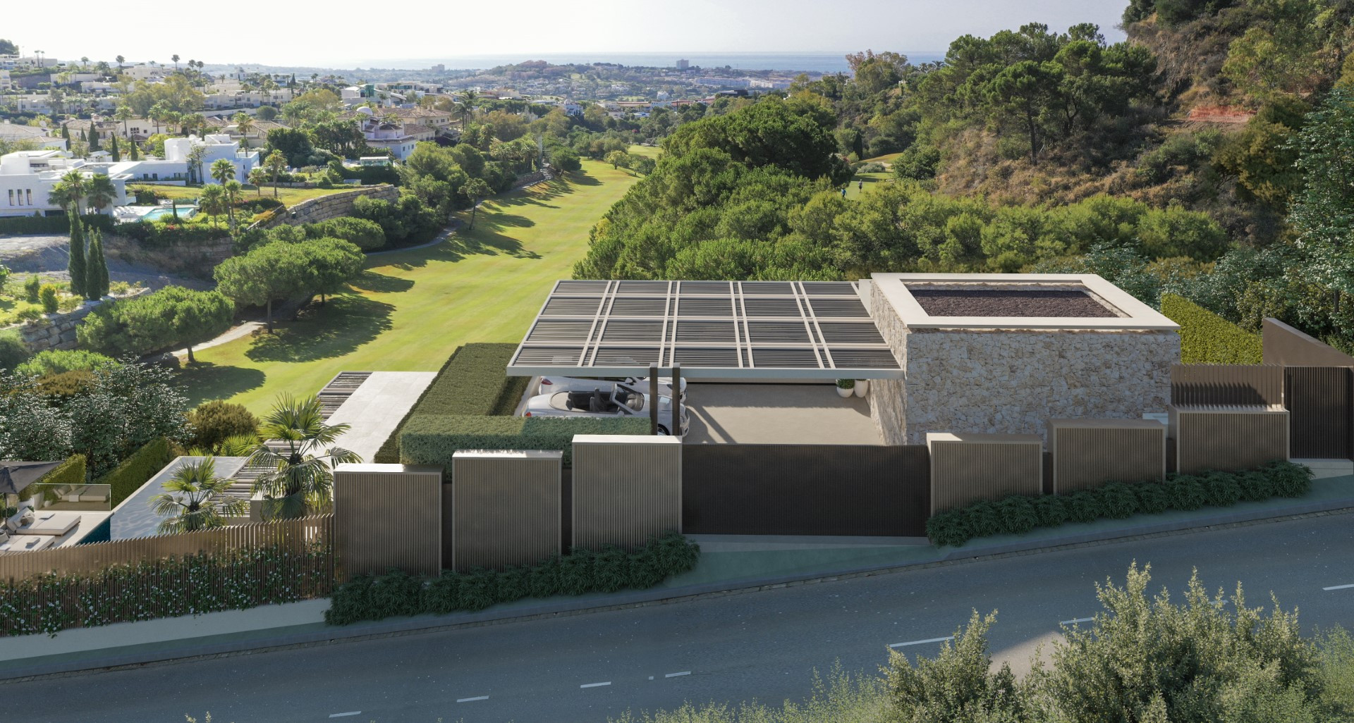 Premium frontline golf off plan villa project in La Quinta, Benahavis