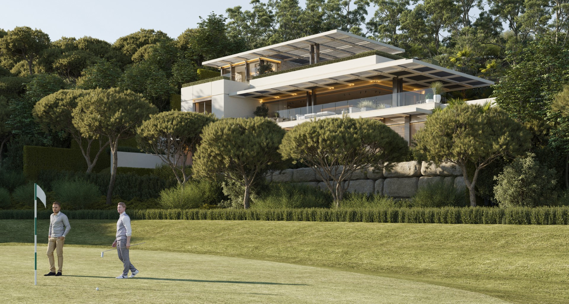 Premium frontline golf off plan villa project in La Quinta, Benahavis