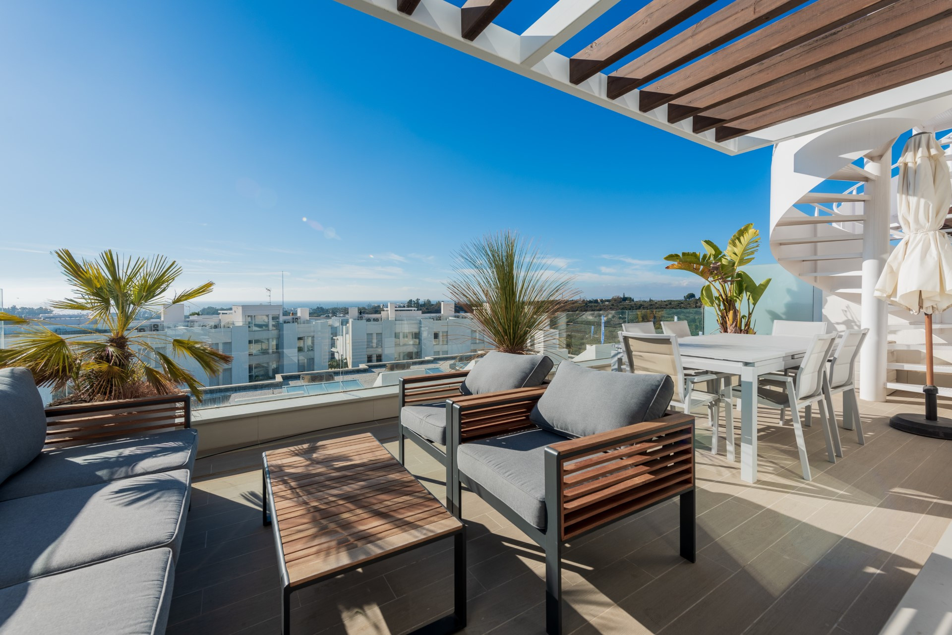 A Scandinavian-Andalusian duplex penthouse on the New Golden Mile, Estepona