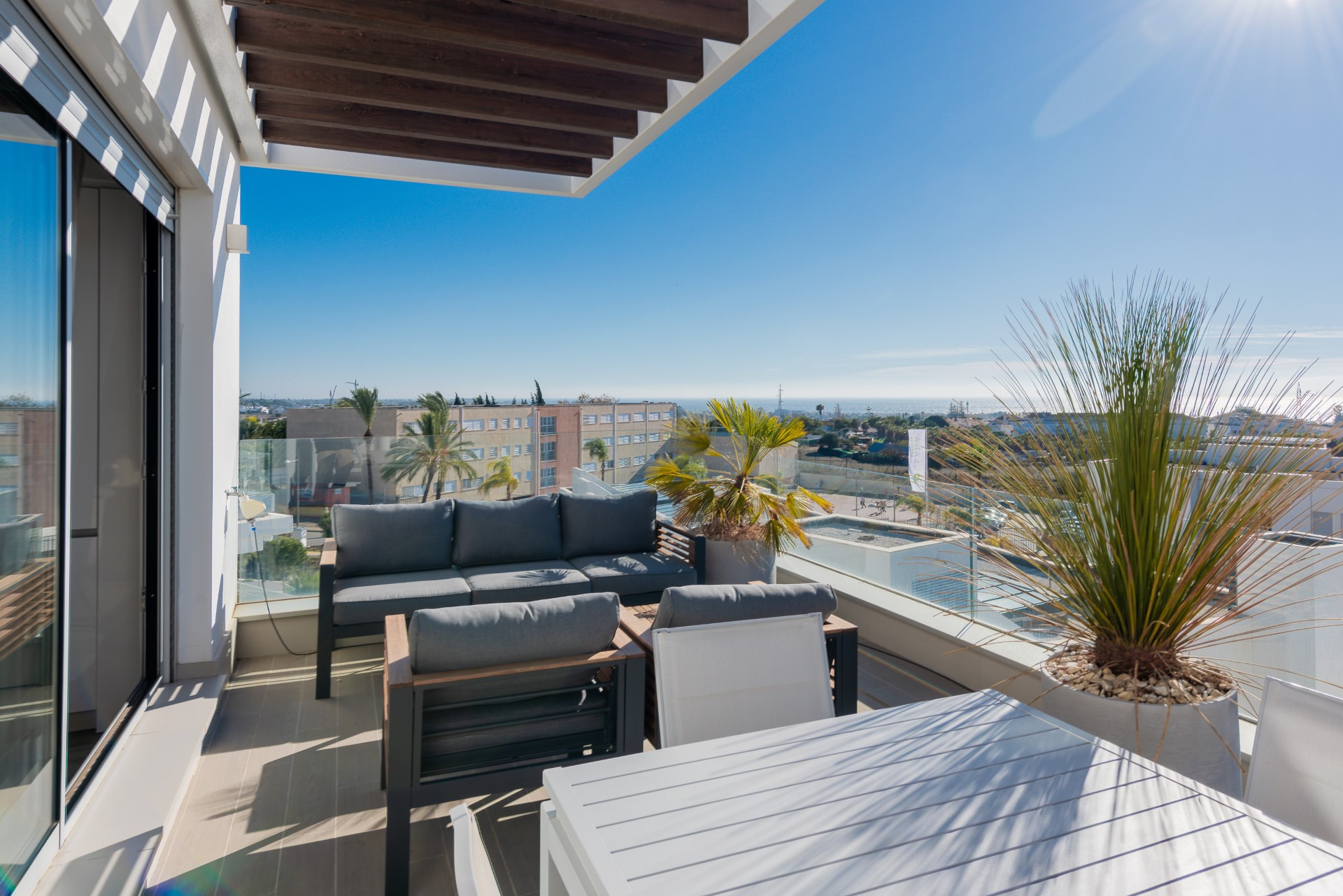 A Scandinavian-Andalusian duplex penthouse on the New Golden Mile, Estepona