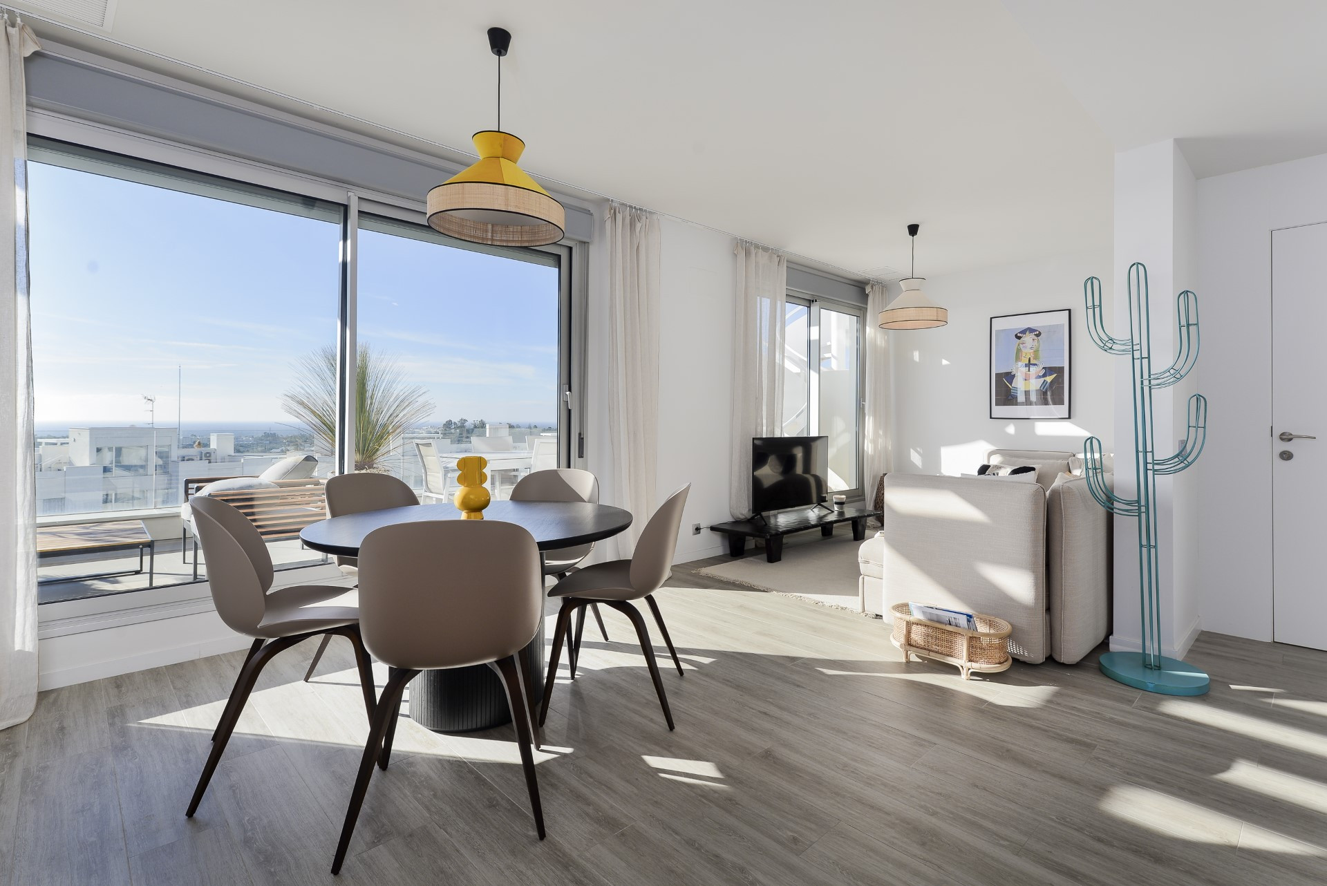 A Scandinavian-Andalusian duplex penthouse on the New Golden Mile, Estepona