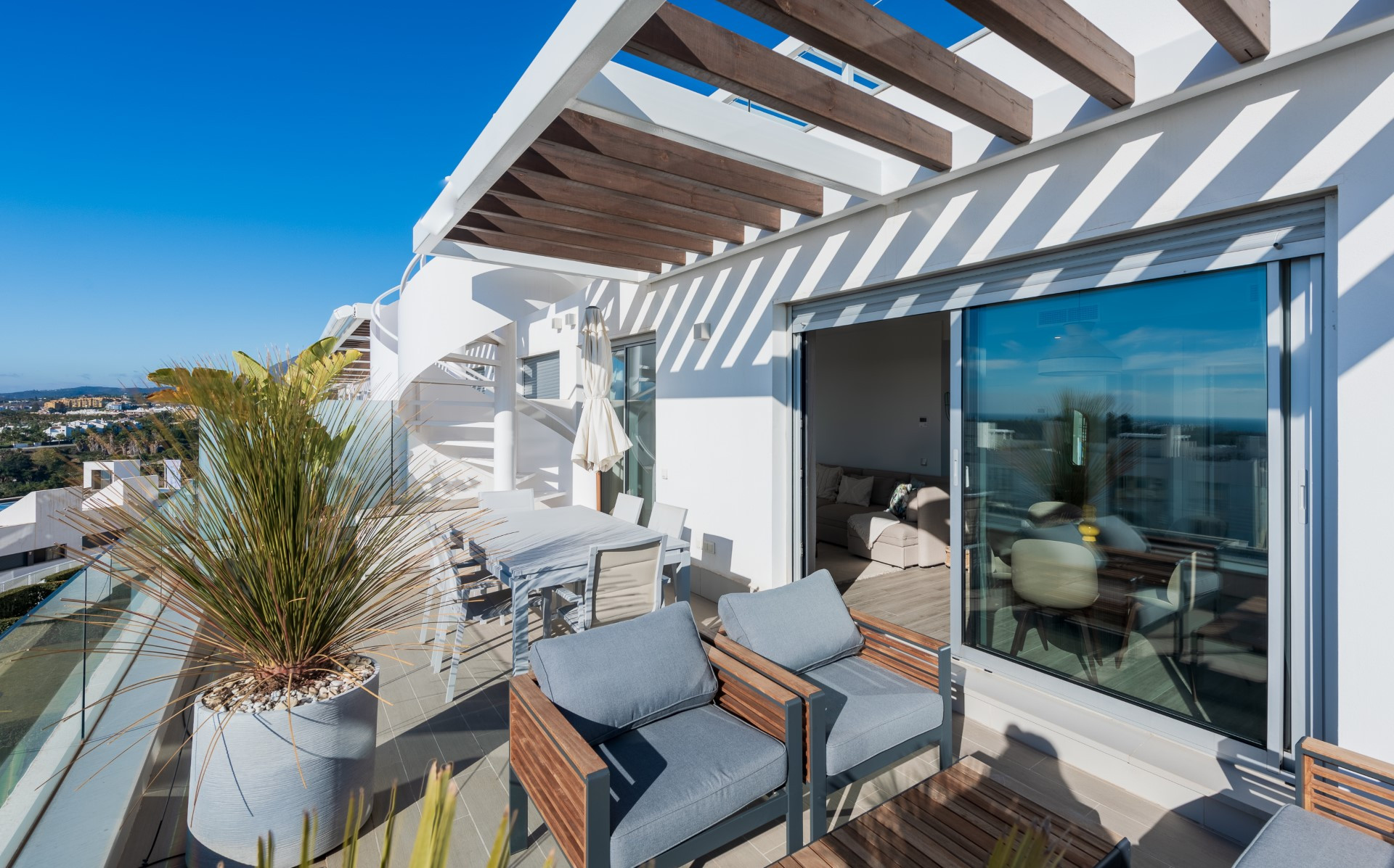 A Scandinavian-Andalusian duplex penthouse on the New Golden Mile, Estepona