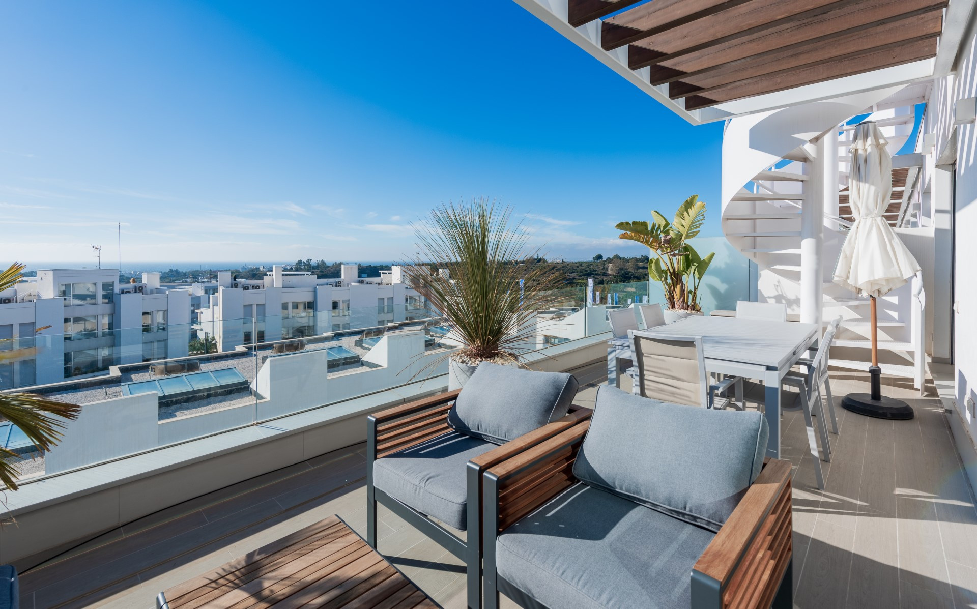 A Scandinavian-Andalusian duplex penthouse on the New Golden Mile, Estepona