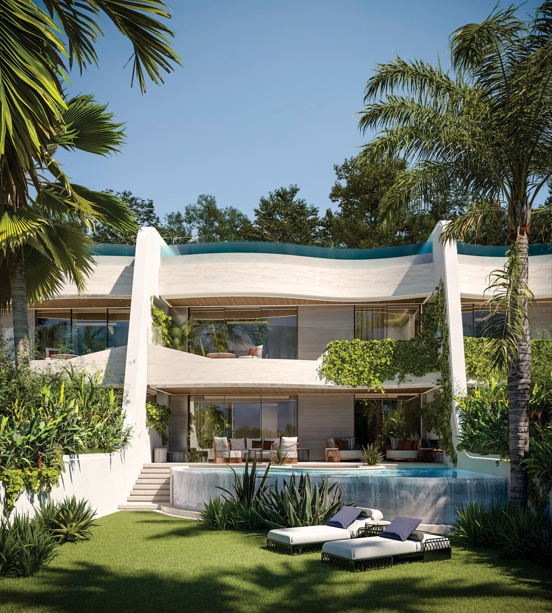 Promoción exclusiva de 8 unidades completamente nuevas, cerca del Hotel Puente Romano, en la Milla de Oro de Marbella.