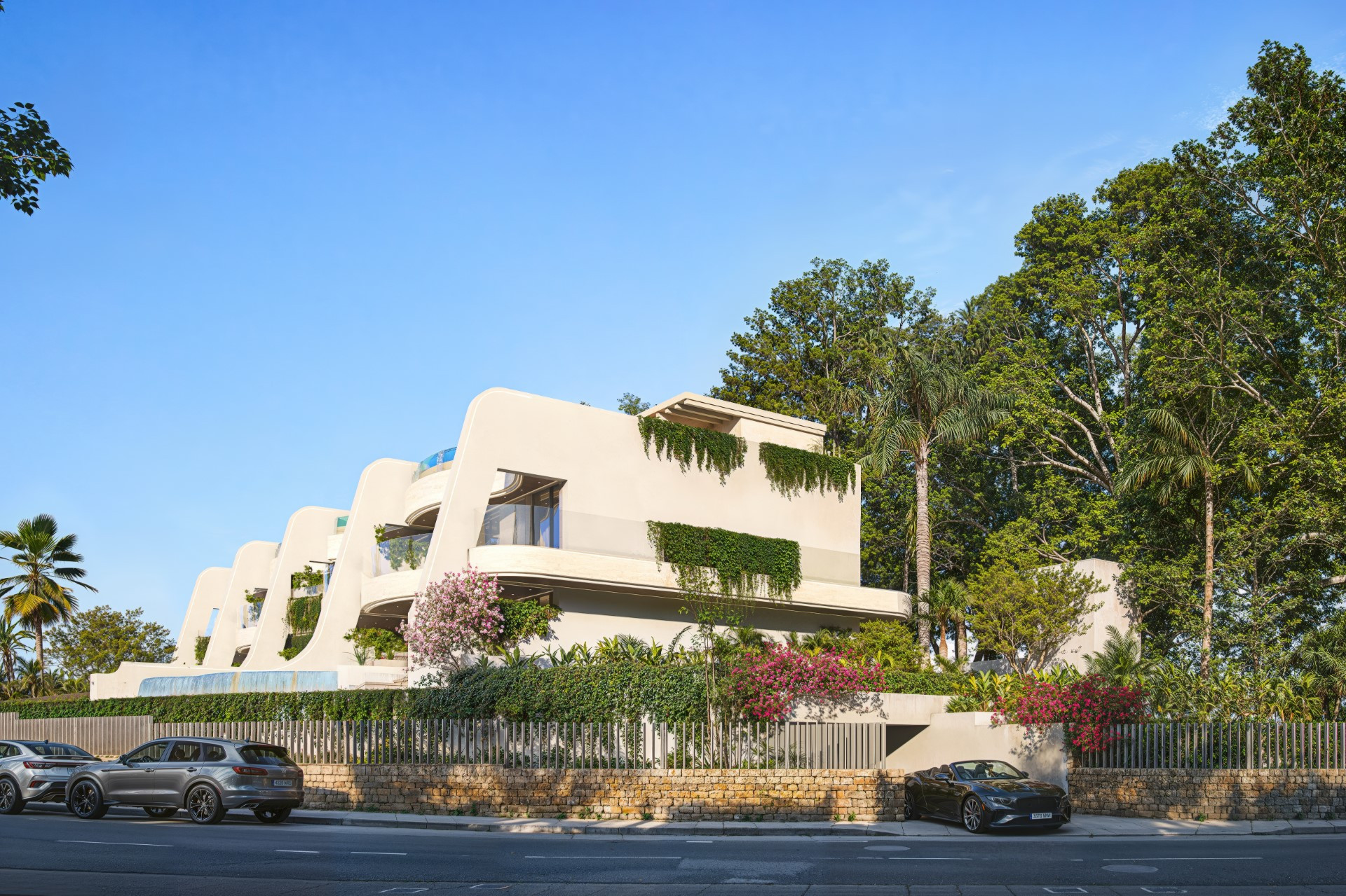 Promoción exclusiva de 8 unidades completamente nuevas, cerca del Hotel Puente Romano, en la Milla de Oro de Marbella.